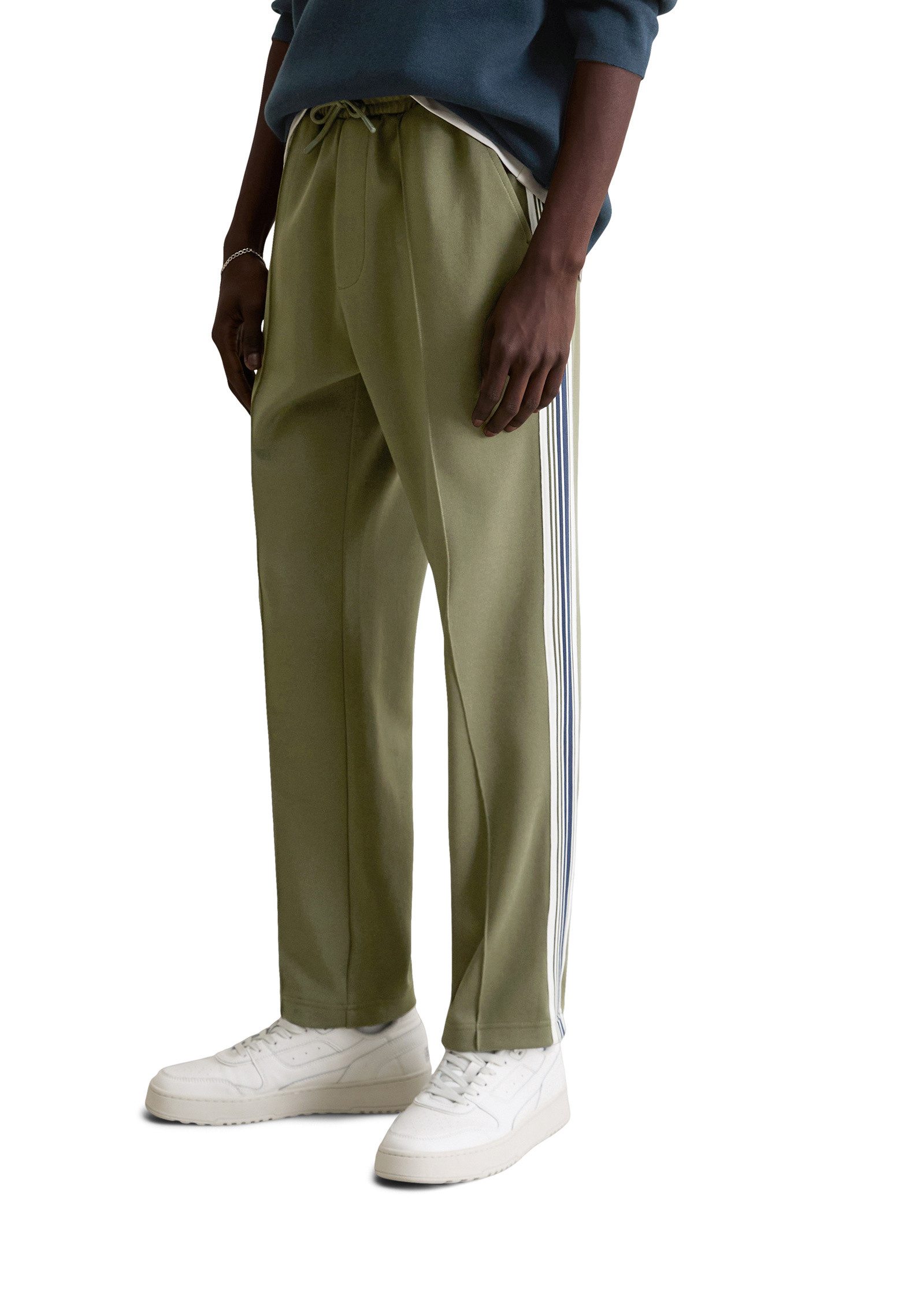 Marc O'Polo DENIM Chinohose mit Kontraststreifen