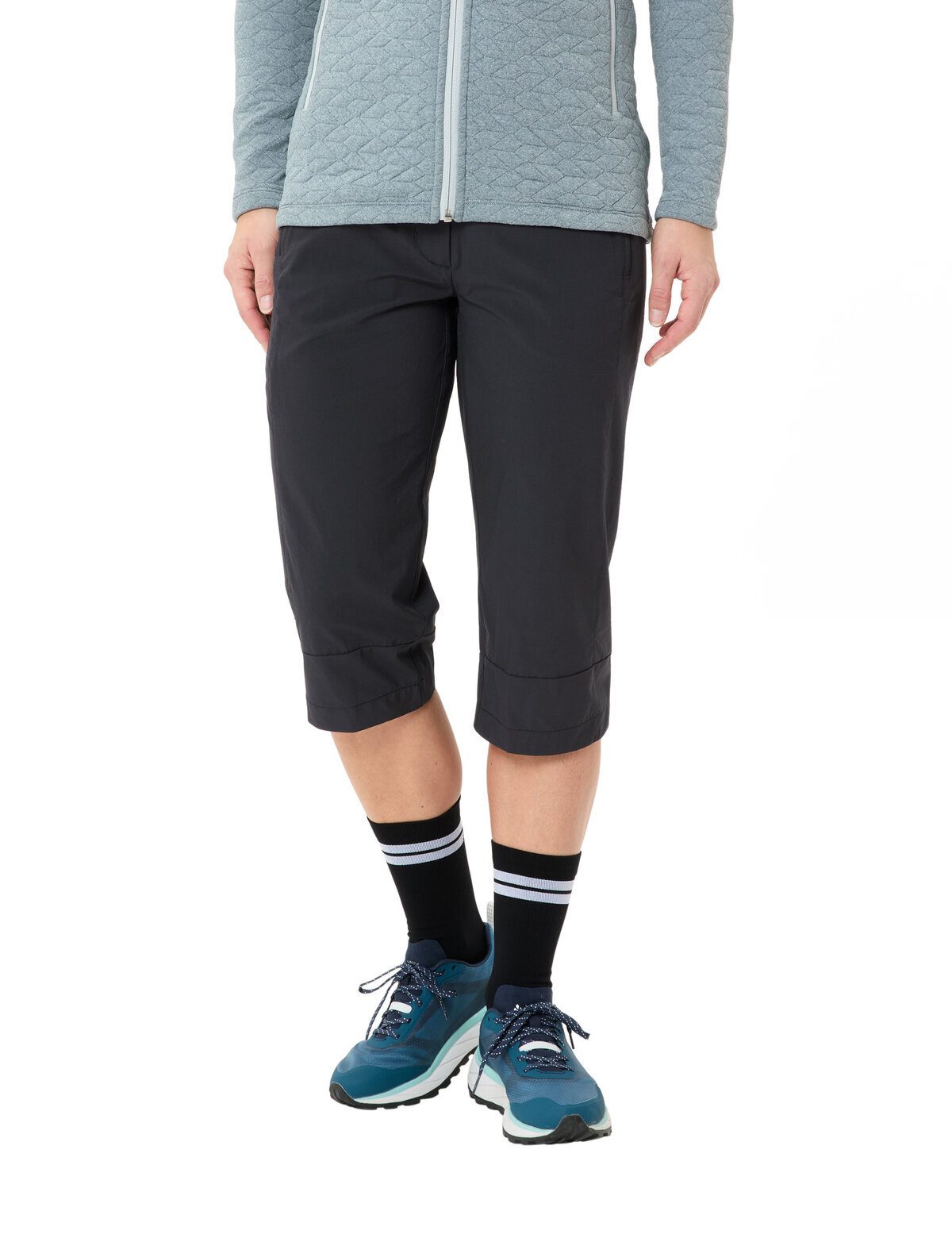 VAUDE Funktionshose Women's Farley Stretch Capri III (1-tlg) schnellstrocknende und strapazierfähige Outdoor-Hose