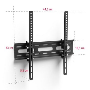 Hama TV-Wandhalterung, neigbar, 81 - 142 cm (32" - 56), 43", 50", 55" TV-Wandhalterung, (bis 65 Zoll)