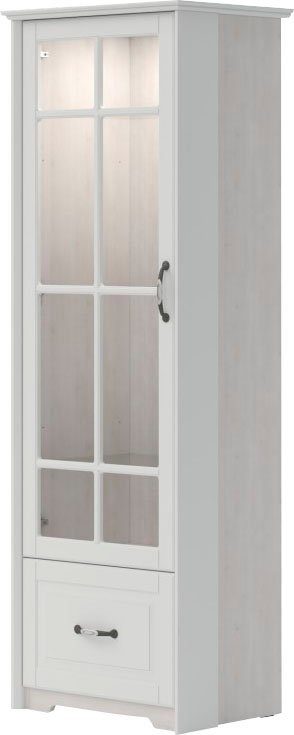 OTTO home Glasvitrine Evergreen UV lackiert, Tür mit Sicherheitsglas 4 mm, mit Soft-Close-Funktion