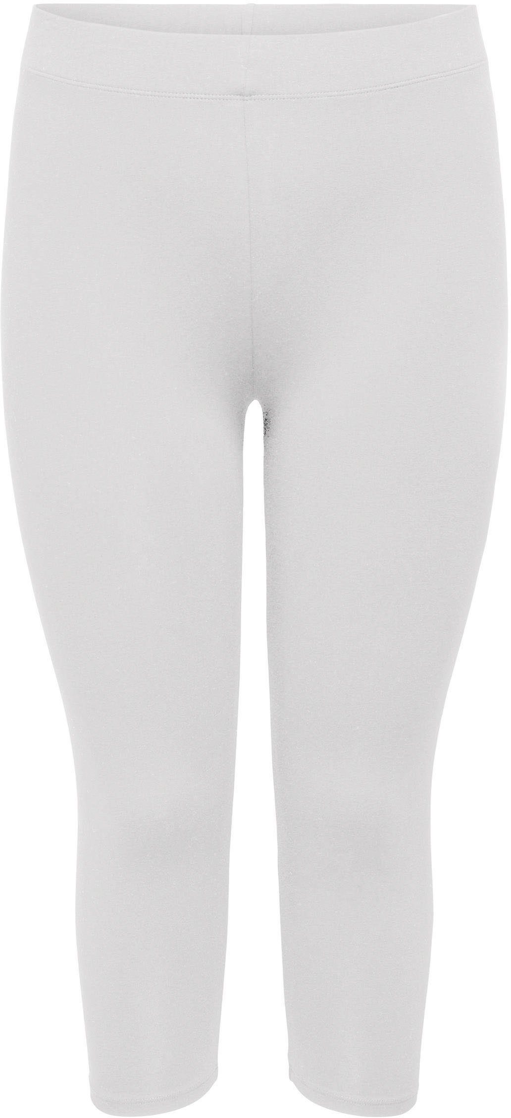 ONLY CARMAKOMA Caprileggings CARTIME LIFE CALF LEGGINGS JRS, Aus Baumwolle  mit Stretch-Anteil für eine optimale Passform