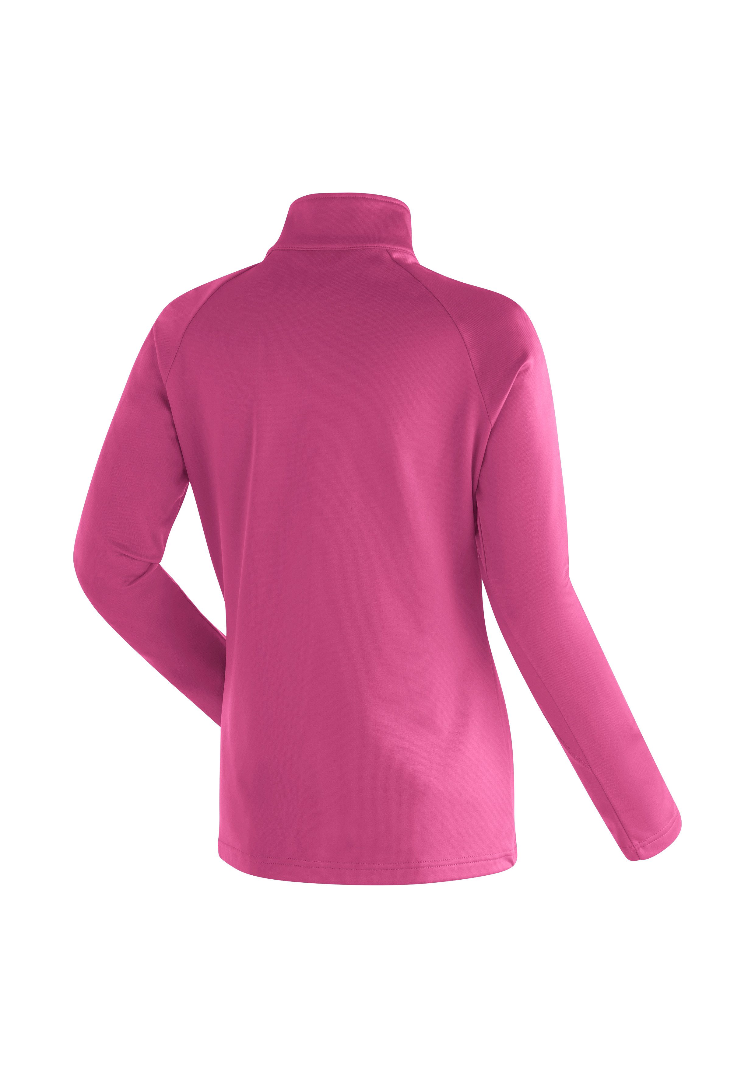 Maier Sports Fleecepullover Eva Damen Fleece, funktioneller Midlayer, Half-Zip, Regular Fit
