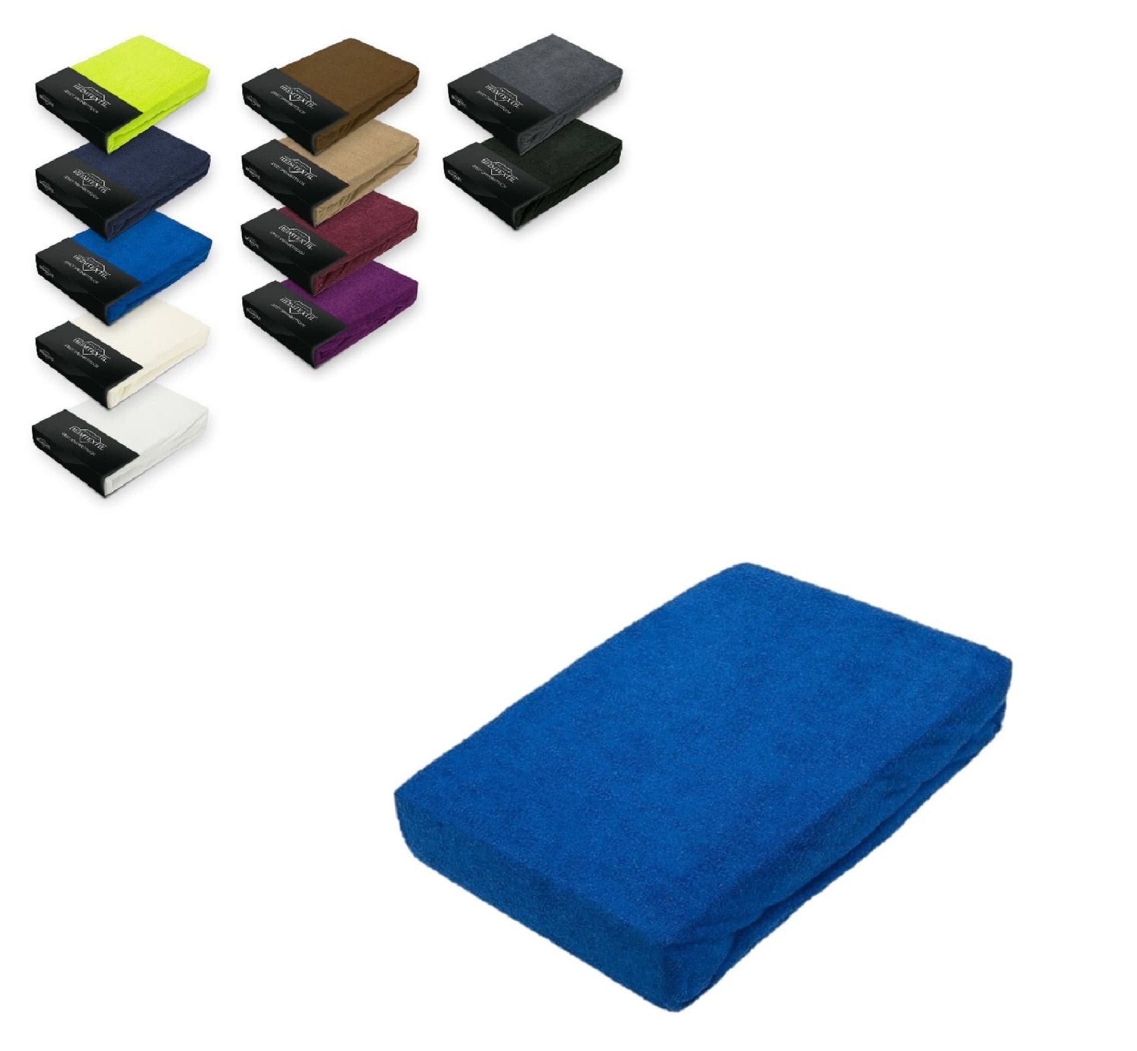 EXKLUSIV HEIMTEXTIL Spannbettlaken Frottee Spannbettlaken mit günstig online kaufen