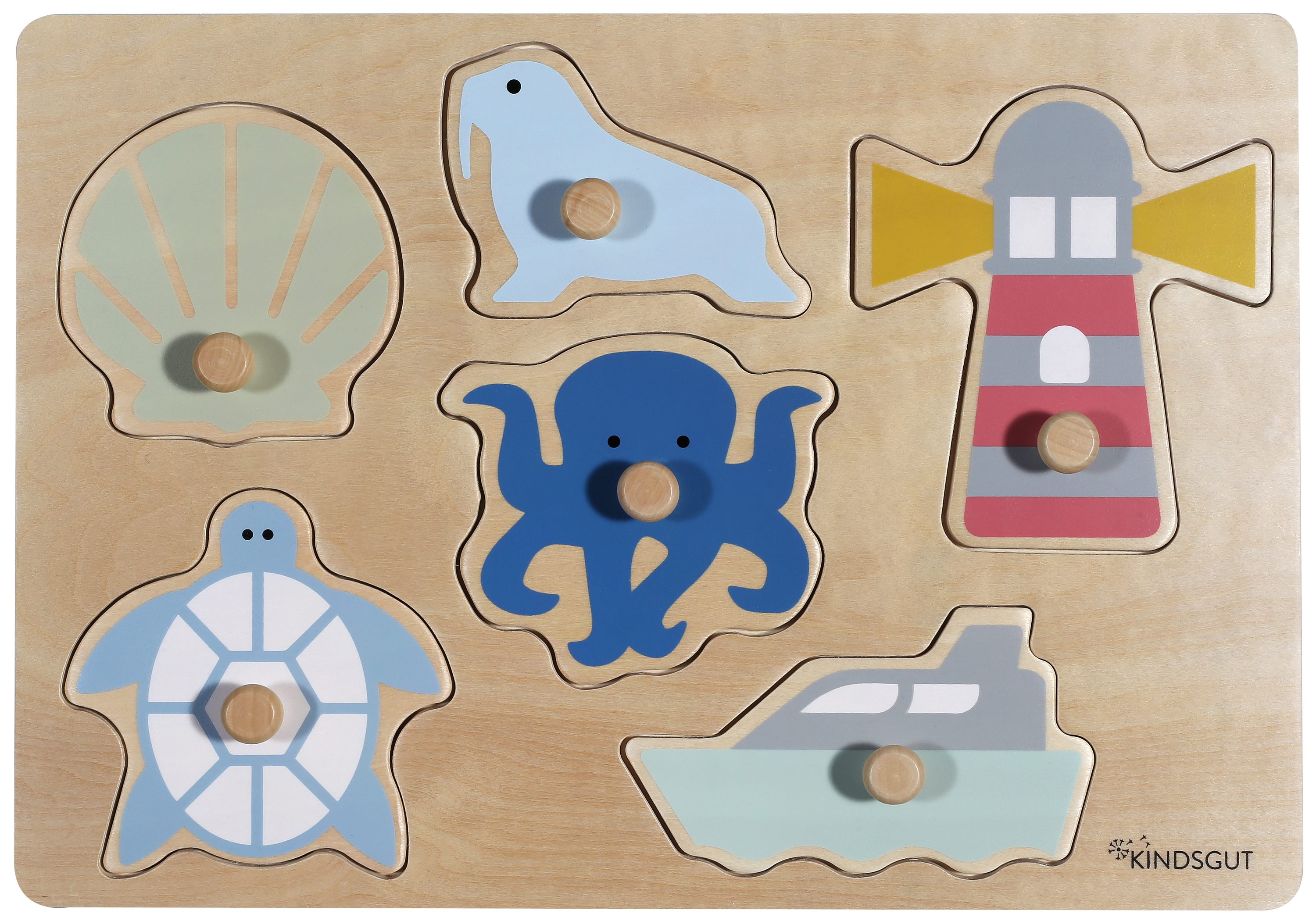 KINDSGUT Steckpuzzle, Puzzleteile, aus Holz, Puzzle günstig online kaufen