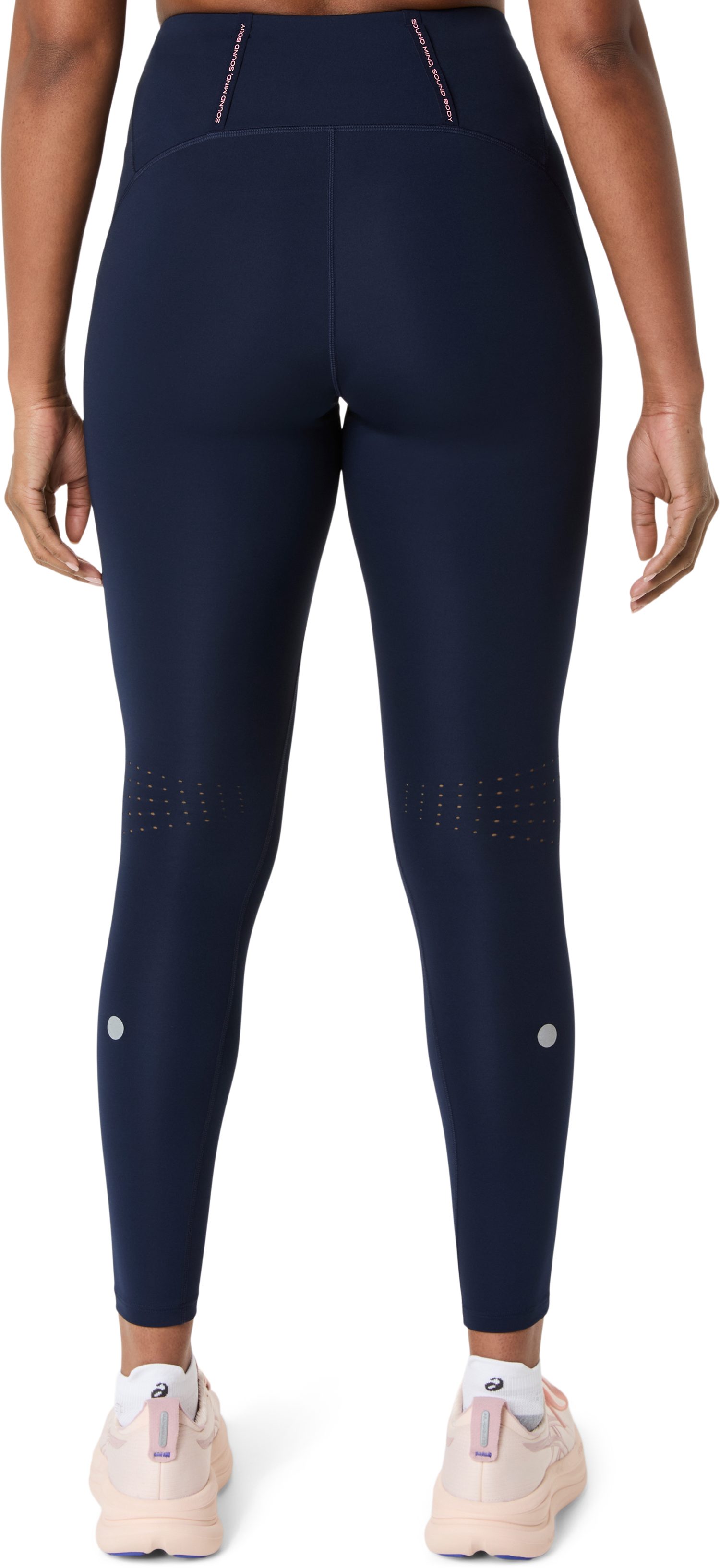 Asics Lauftights ROAD HIGH WAIST TIGHT mit mehreren Taschen, schnell trocknend
