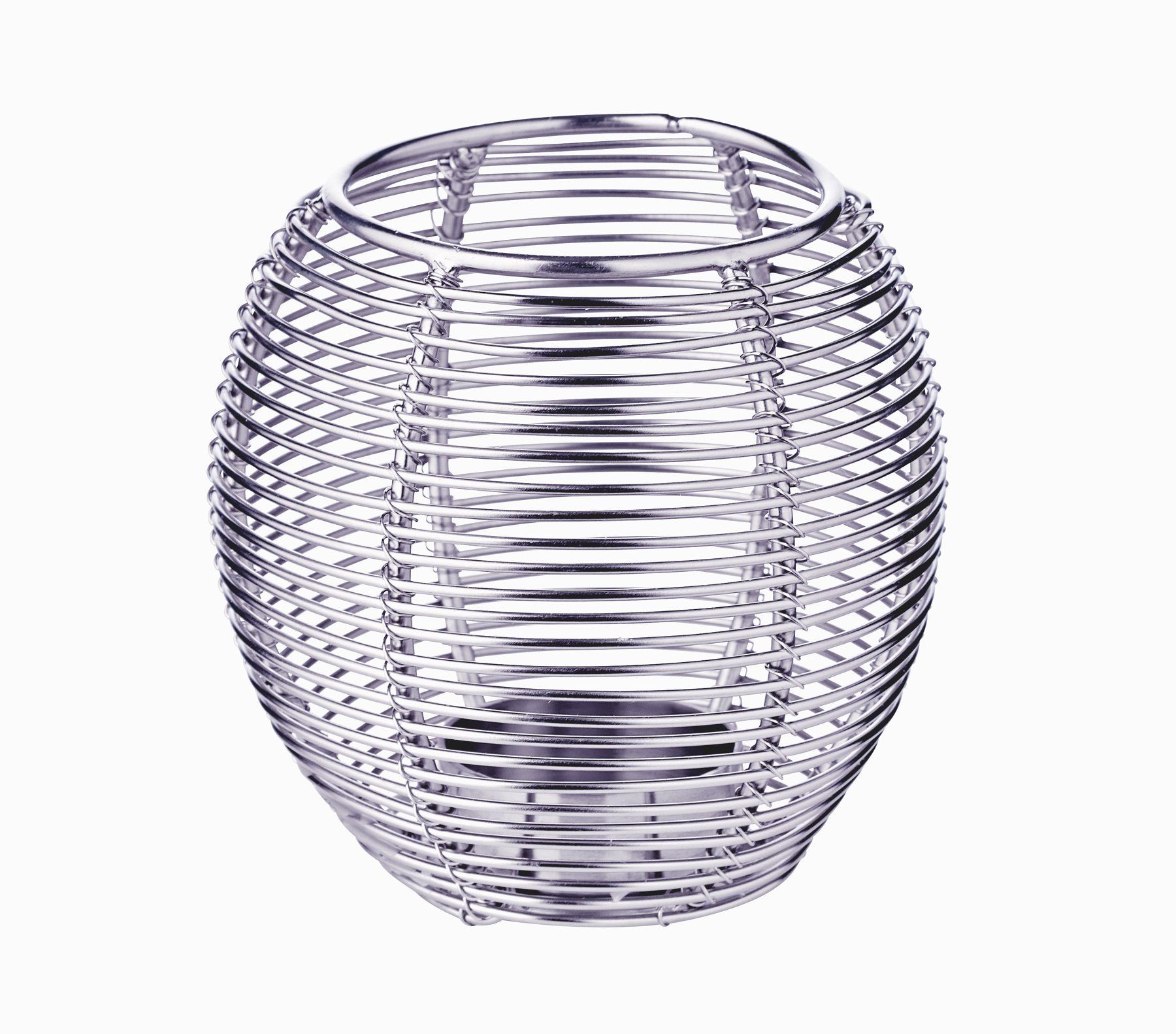 EDZARD modernen Silber-Optik aus im vernickeltem Kerzenhalter-Set cm, Messing Design, Windlicht mit (2er, 10 Susi cm, Set), Höhe 9,5 Ø Kerzenleuchter