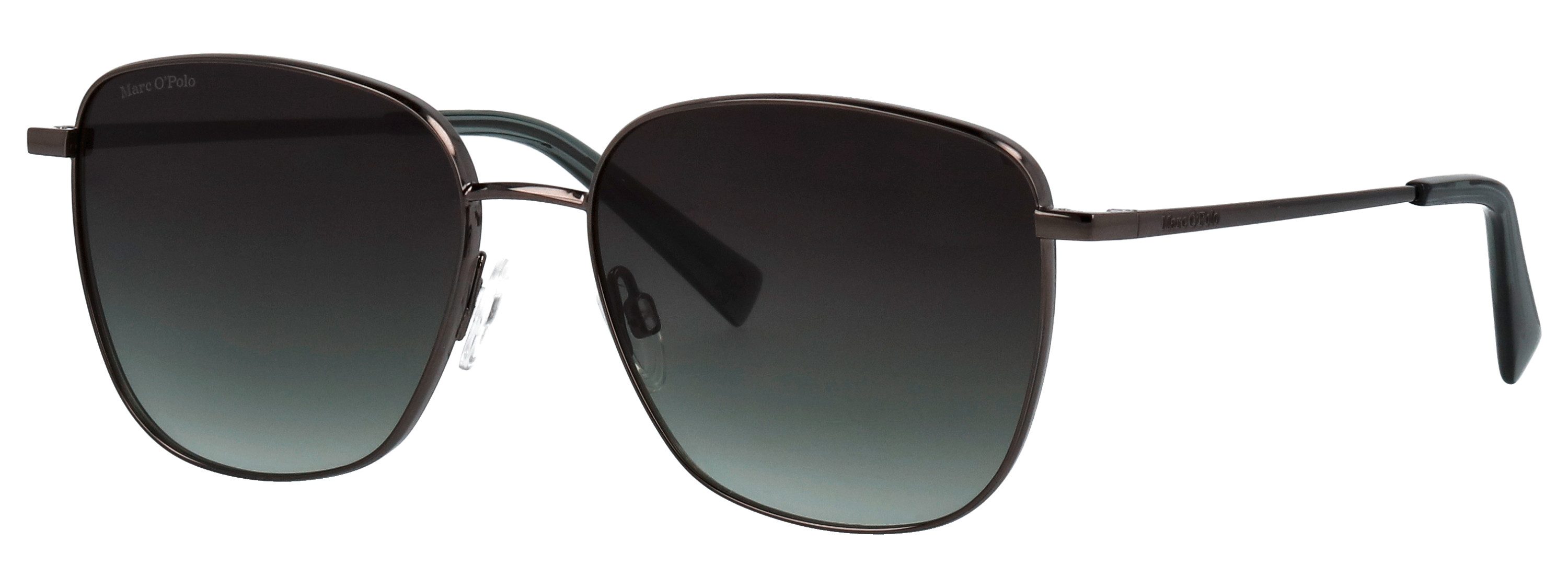 Marc O'Polo Sonnenbrille Modell 505124 Form Butterfly, Logoschriftzug auf Bügel, Metallfassung