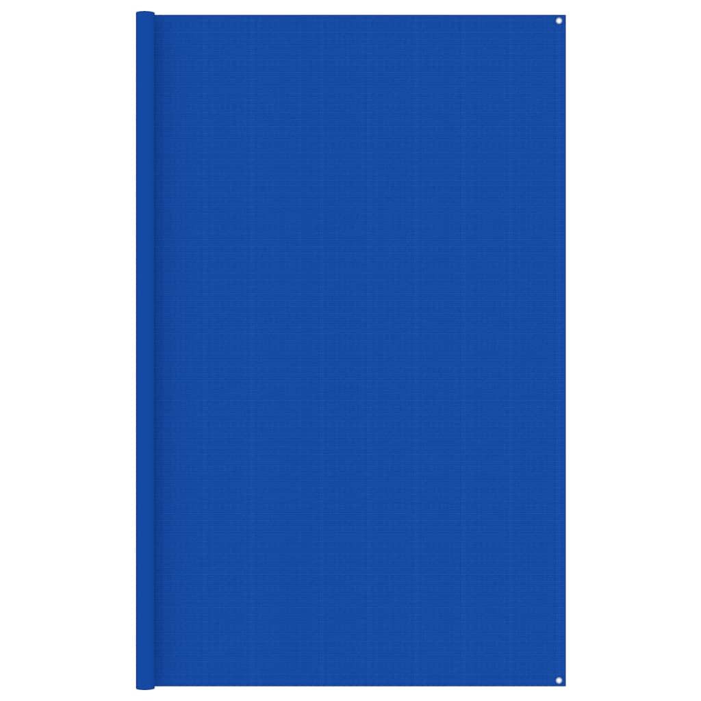 vidaXL Zeltteppiche 300 x 400 cm Zeltteppich 300x400 cm Blau HDPE Teppich Vorzeit Camping, Höhe: 400 mm