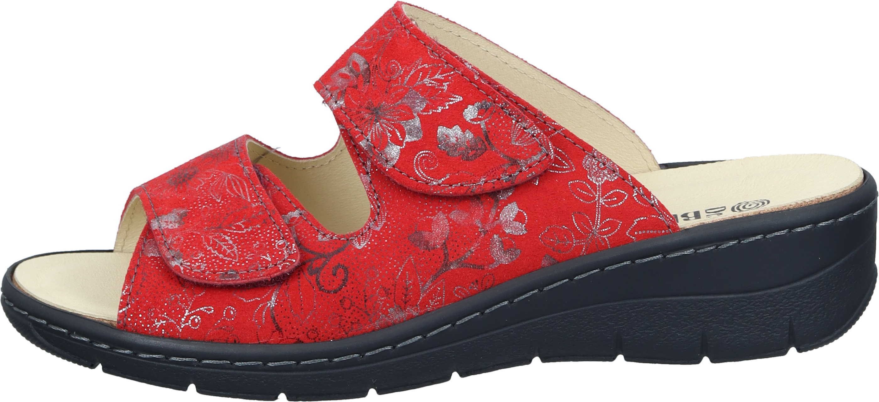 Dr. Brinkmann Pantoletten Pantolette aus Veloursleder