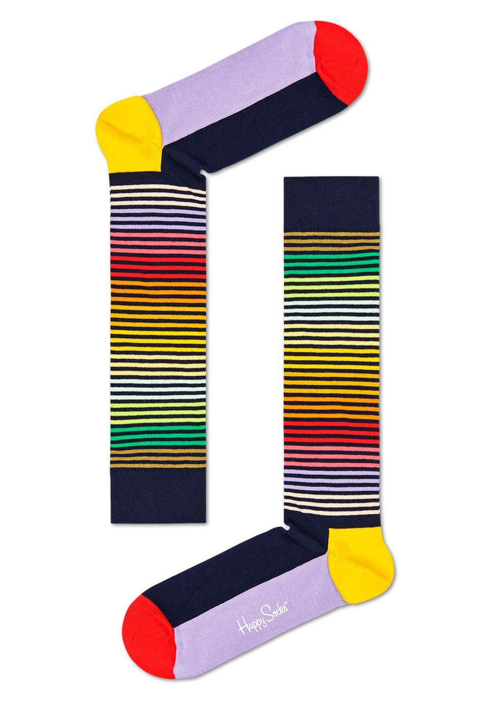 Happy Socks Kniestrümpfe »Half Stripe« in knalligen Farben online kaufen |  OTTO