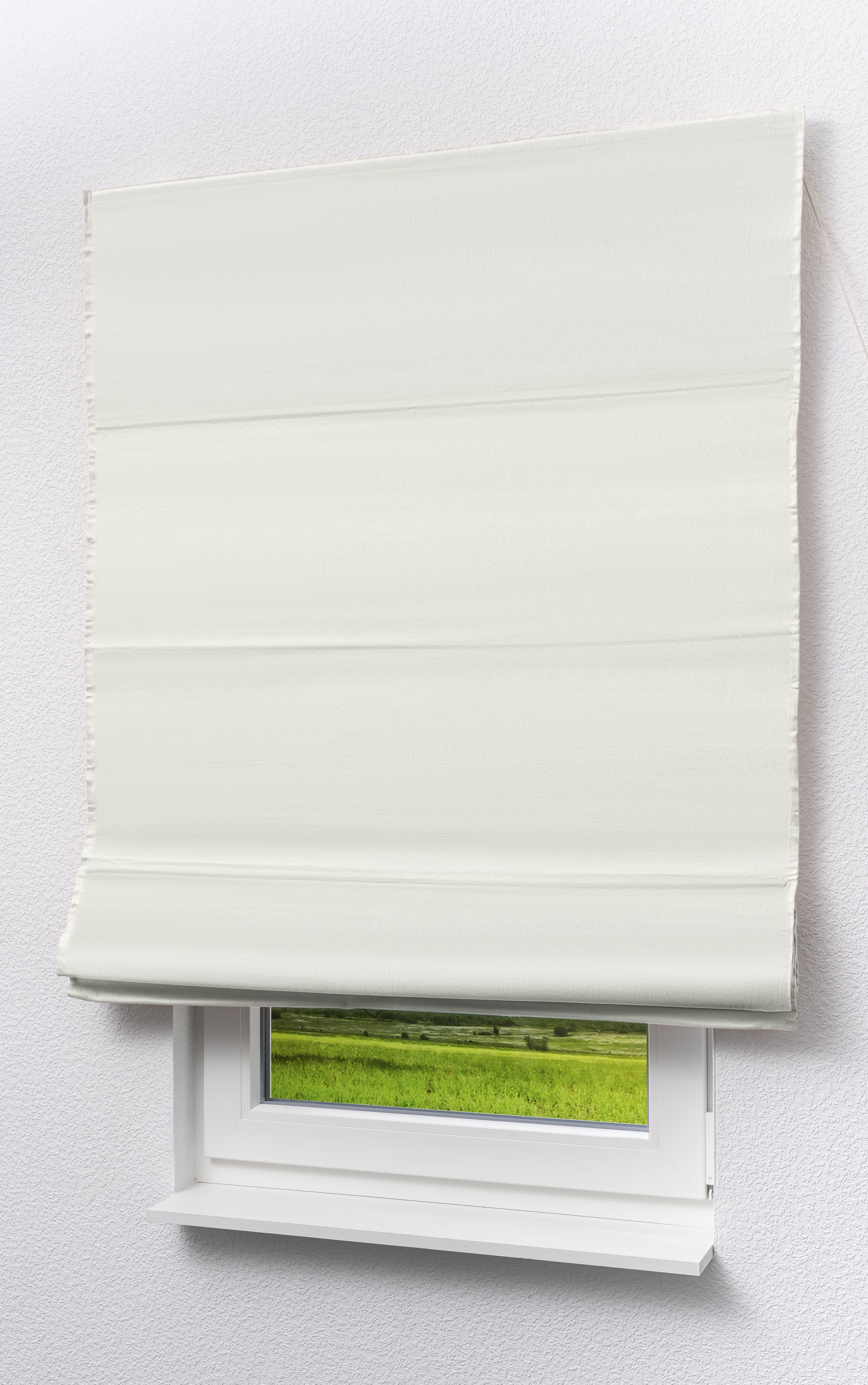 LYSEL® Raffrollo Rustikalia Rohweiß, HxB 190x60cm günstig online kaufen