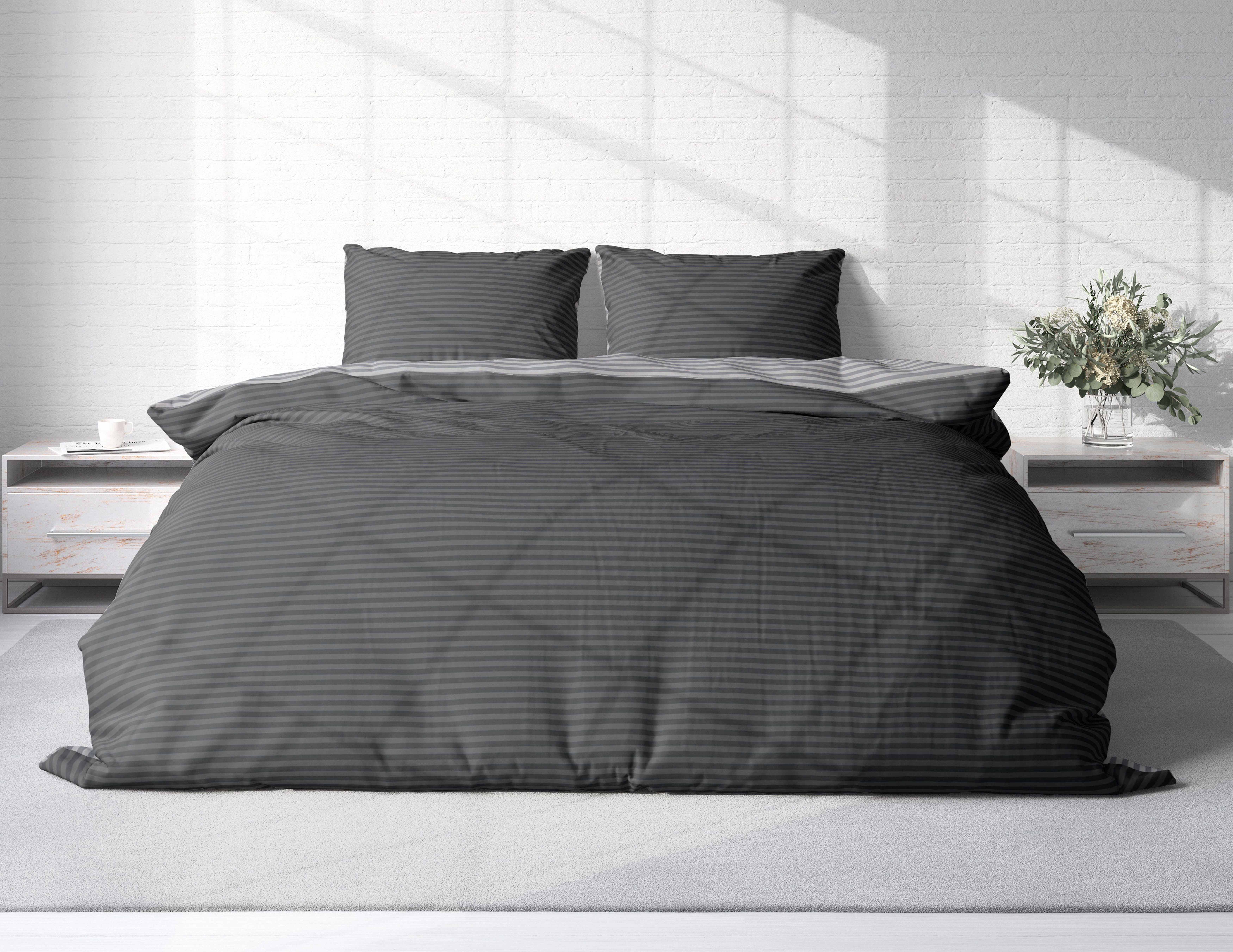 One Home Bettwäsche Wende Streifen, Renforcé, günstig online kaufen