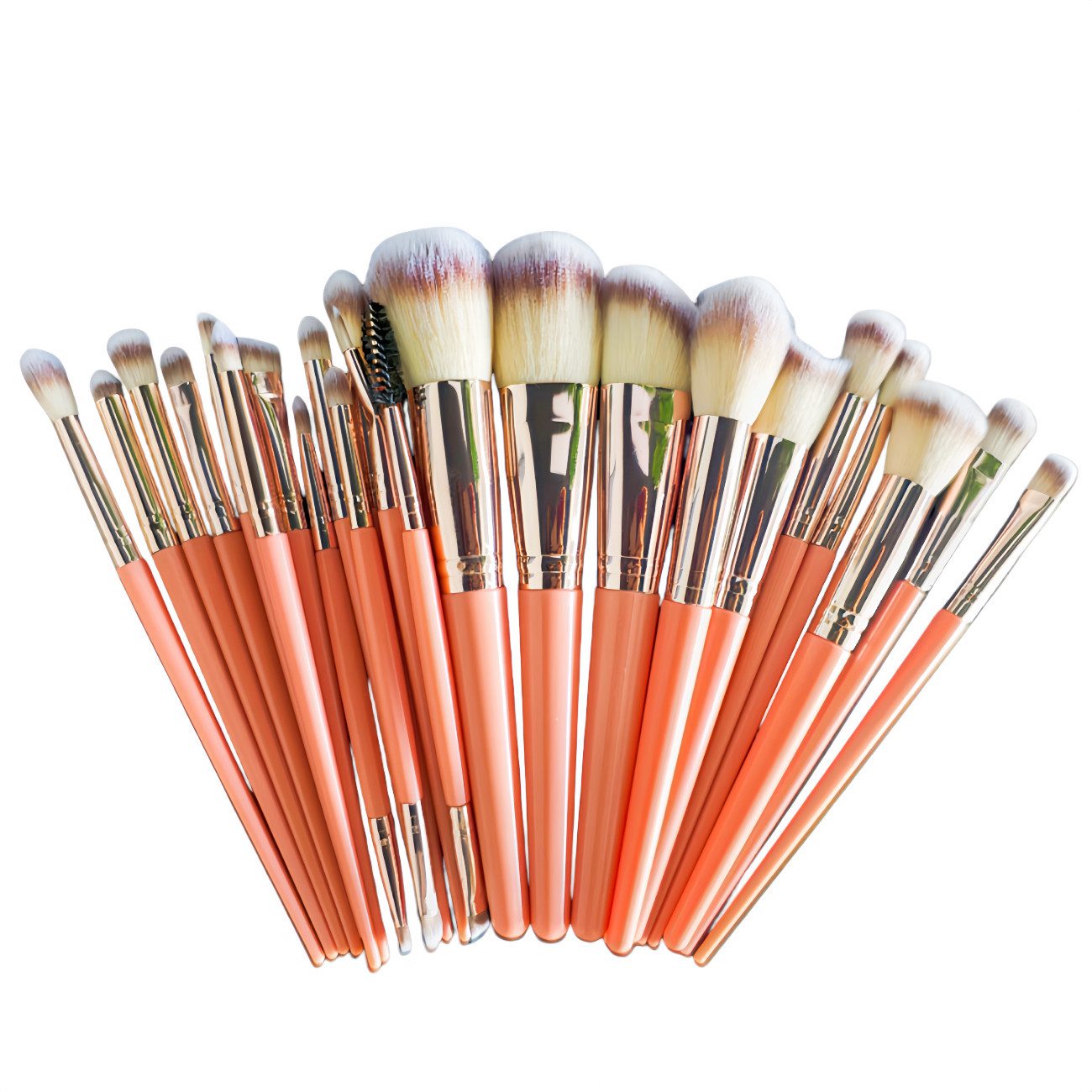 FANNOU Kosmetikpinsel-Set, 25 tlg., Schminkpinsel Kit, Makeup Foundation Brush Lidschatten Pinselset