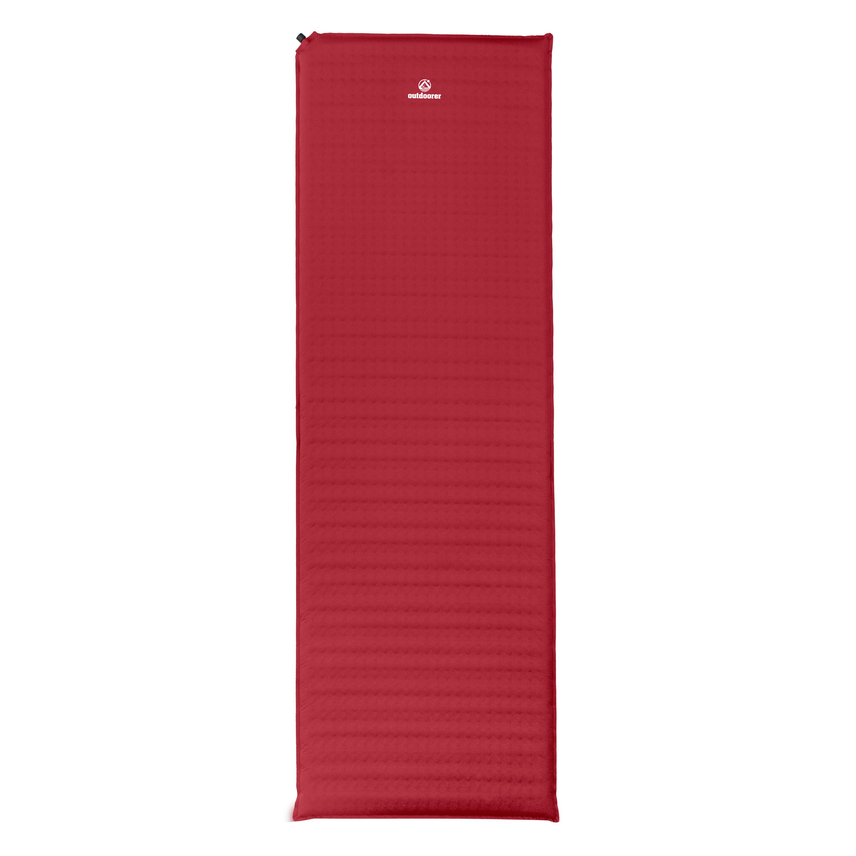 outdoorer Isomatte XXL Trek Bed 3 - groß & selbstaufblasend, Camping, Trekkingmatte mit R-Wert 4, bis -11° C - auch als Gästebett geeignet