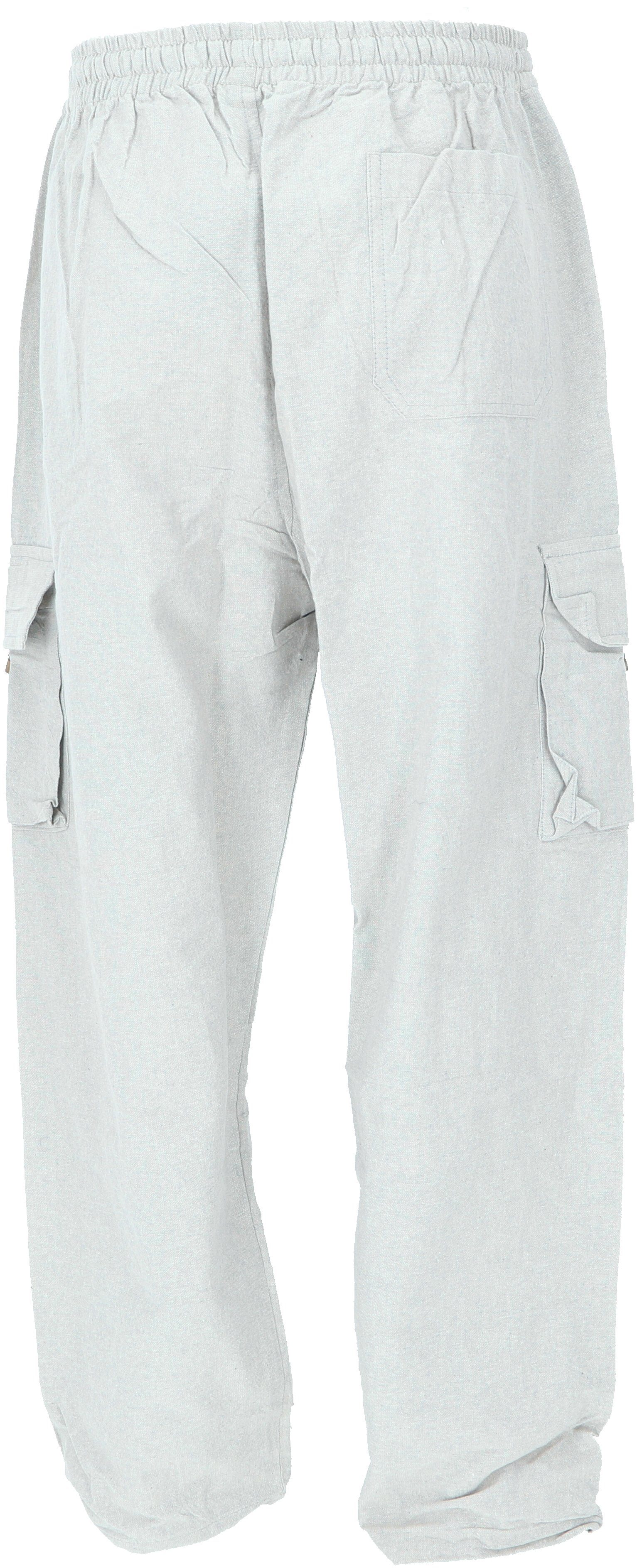 Guru-Shop Relaxhose Yogahose, Goa Baumwoll-Hose mit 2 aufgesetzten.. Ethno günstig online kaufen