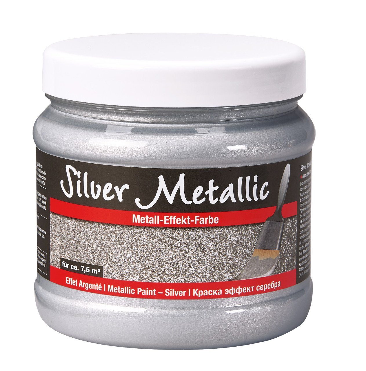 Strukturpaste Decotric Effekt Lasur 750 ml,Silver Metallic