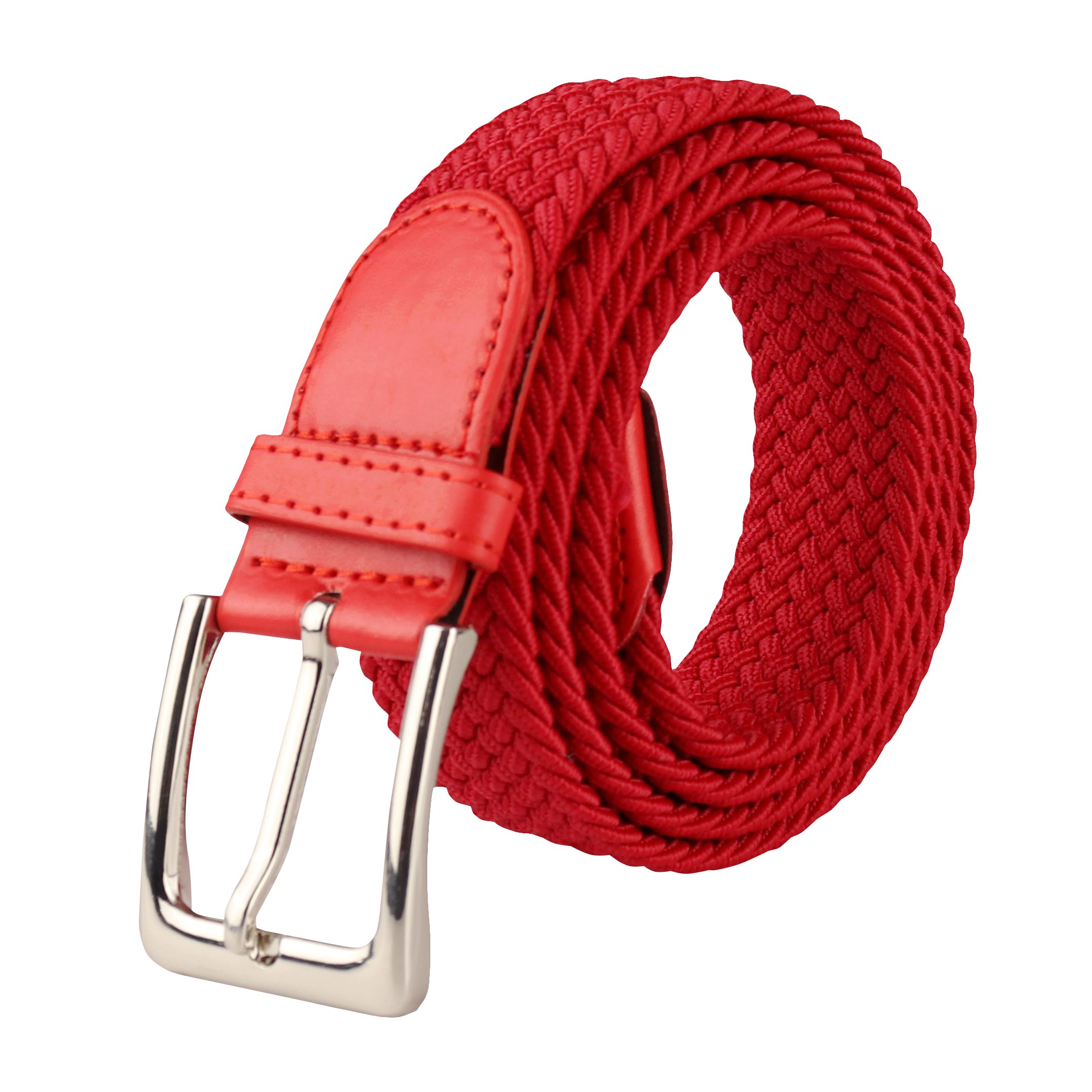 MIRROSI Flechtgürtel Elastischer Stoffgürtel Flechtgürtel für Damen und Herren (3,5CM Breit, Atemungsaktiv, Super Weich) Geflochtener Stretchgürtel Dehnbarer Gürtel UNISEX