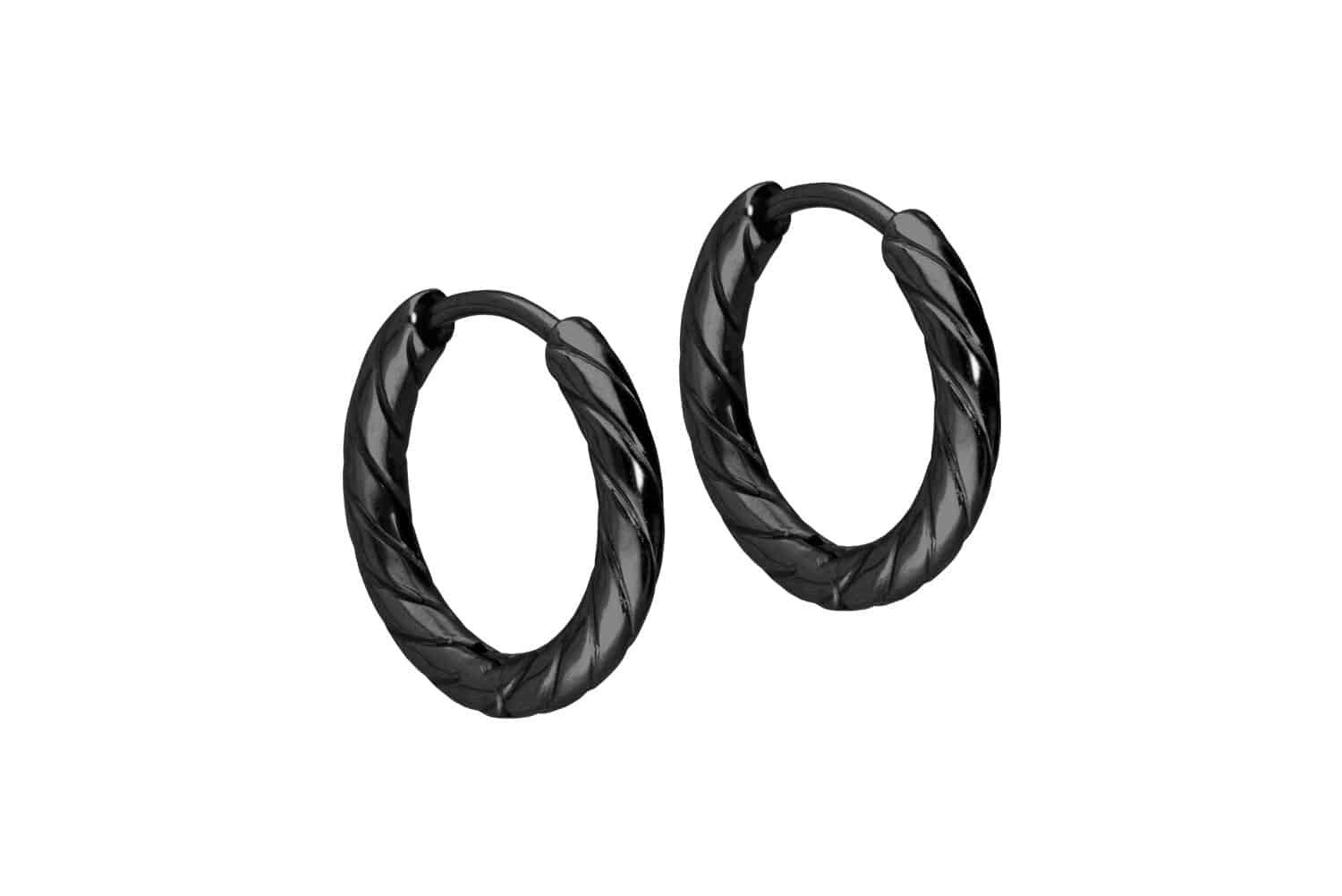 FILANGO Piercing-Set Titan Ohrclicker Creolen GEDREHT günstig online kaufen