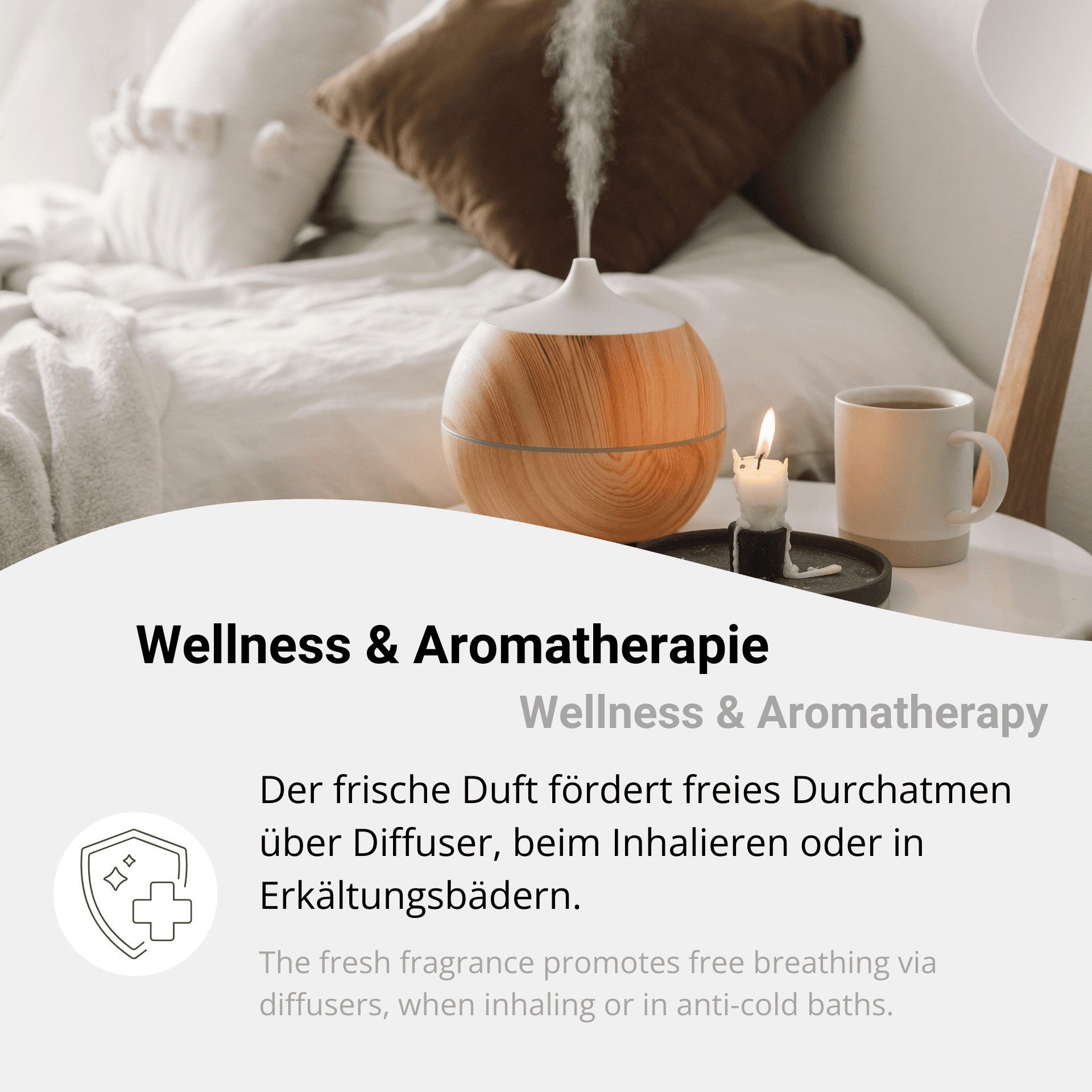 DistrEbution Duftöl Ätherisches Öl, Eukalyptus, 100% Naturrein, Für Kerzen und Kosmetik