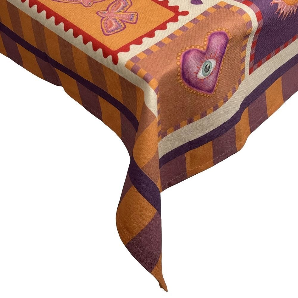 Kersten BV Tischdecke Tischdecke Multi - Boho Art (1-tlg), Rechteckig