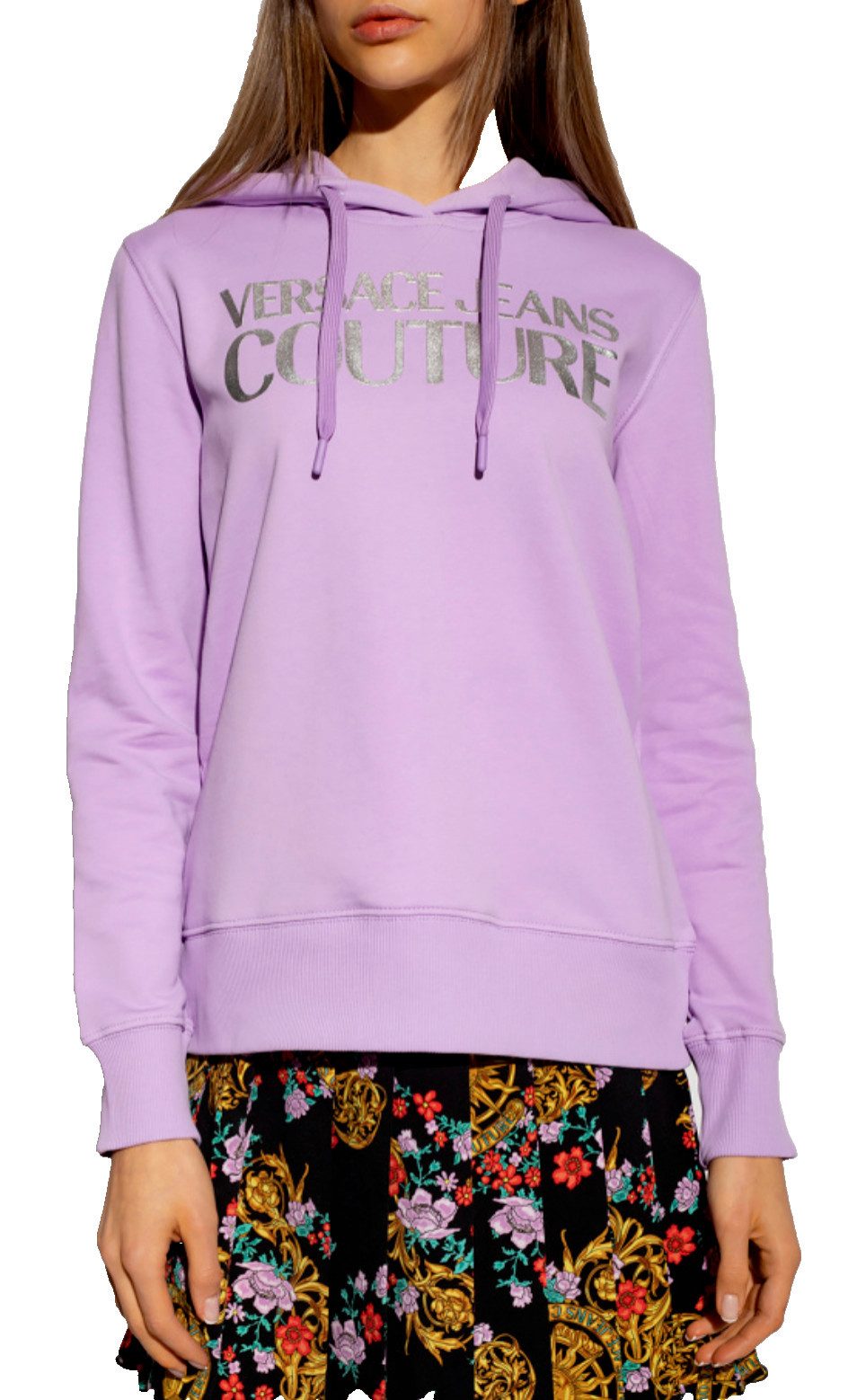 Versace Jeans Couture Hoodie Kapuzen-Sweatshirt Foil günstig online kaufen