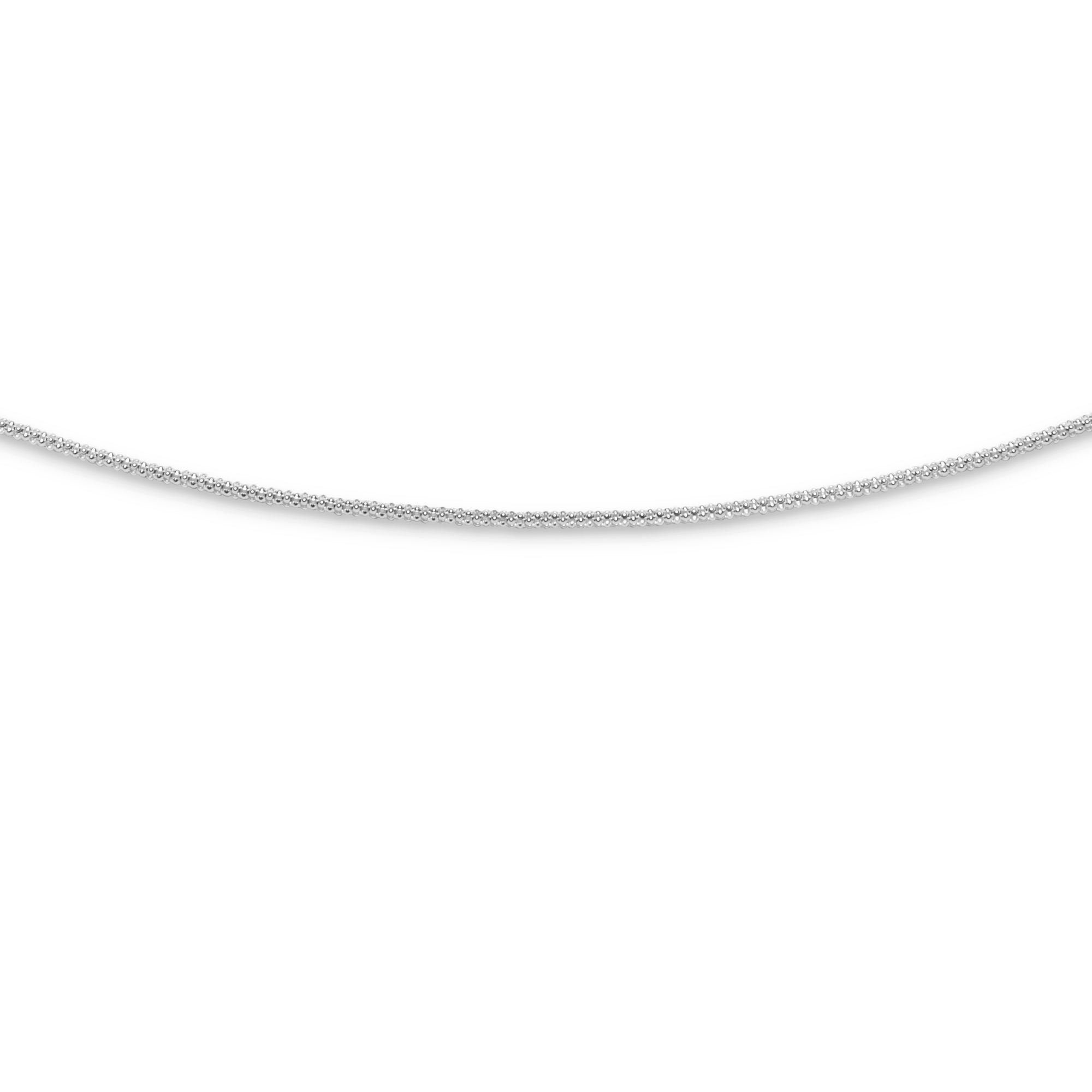 DUR Kette ohne Anhänger DUR Schmuck: Kette "Popkorn, dünn" 925er Sterlingsi günstig online kaufen