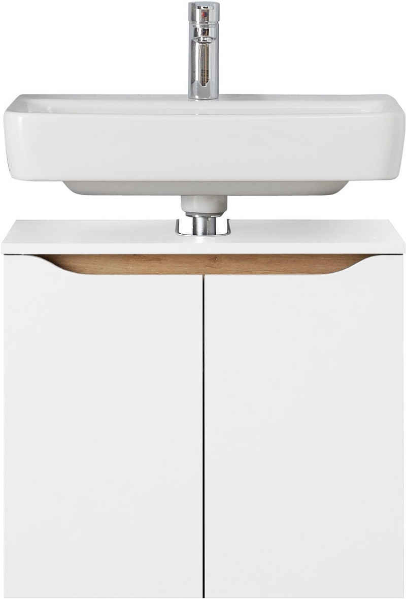 PELIPAL Waschbeckenunterschrank »Quickset 857« Badmöbel, Breite 60 cm