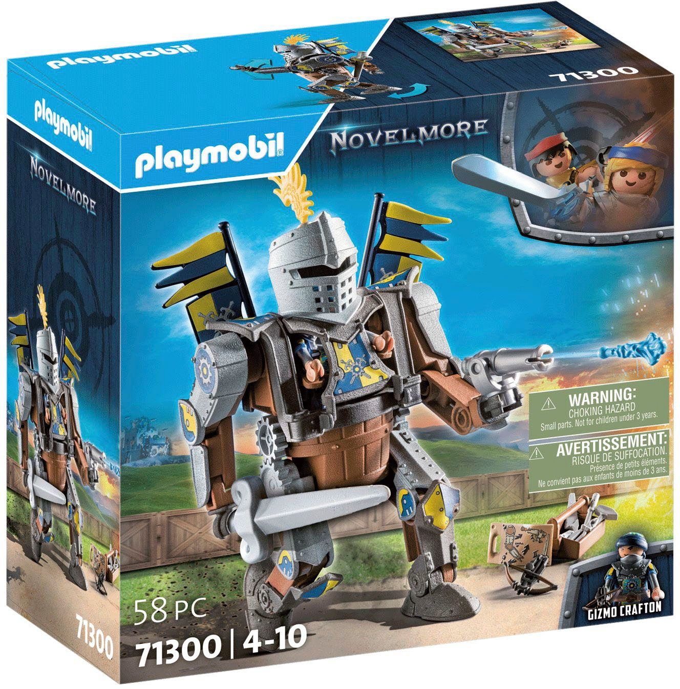 Playmobil® Konstruktions-Spielset Novelmore - Kampfroboter (71300), Novelmore, (58 St), Made in Europe