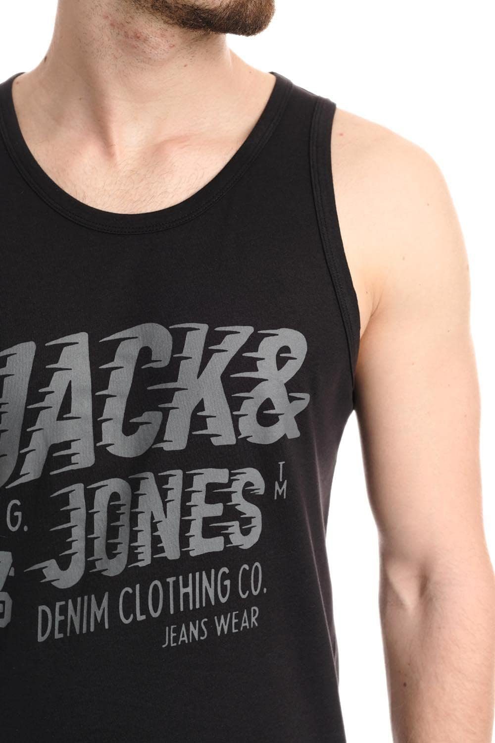 Jack & Jones Tanktop Bedrucktes Shirt aus Baumwolle (2er-Pack) mit Print – Bild 4 von 5