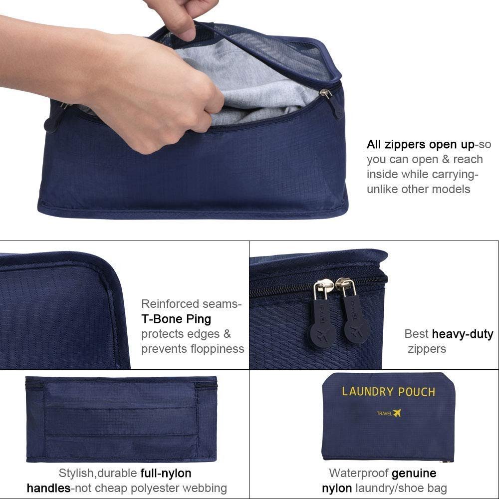 ALARA HOME Kofferorganizer Koffer Organizer, 8-in-1-Set Gepäck Organizer wa günstig online kaufen