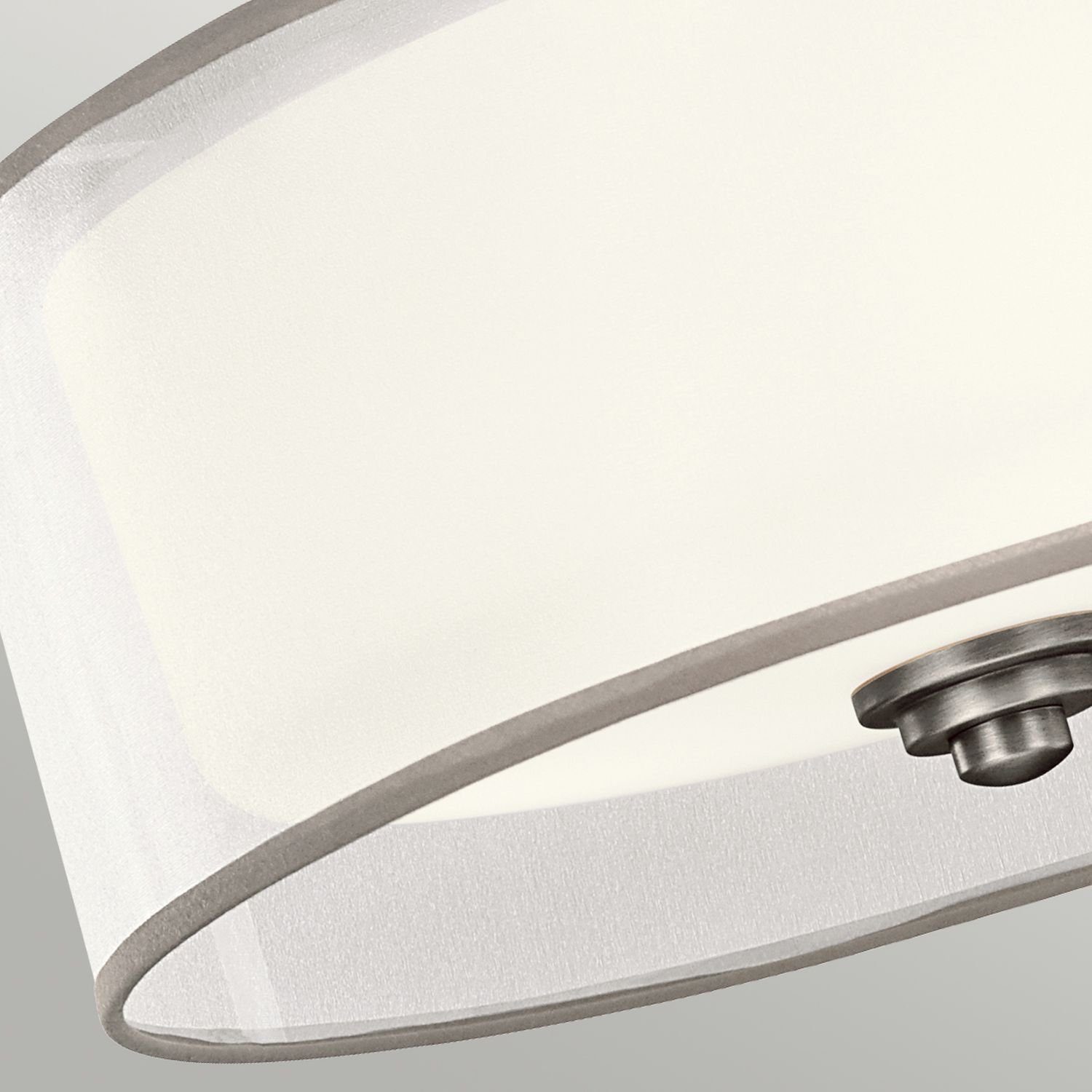 Modern ohne Zinn Licht-Erlebnisse Deckenleuchte CANELADO, Glas Leuchtmittel, E27 Deckenlampe Metall Weiß