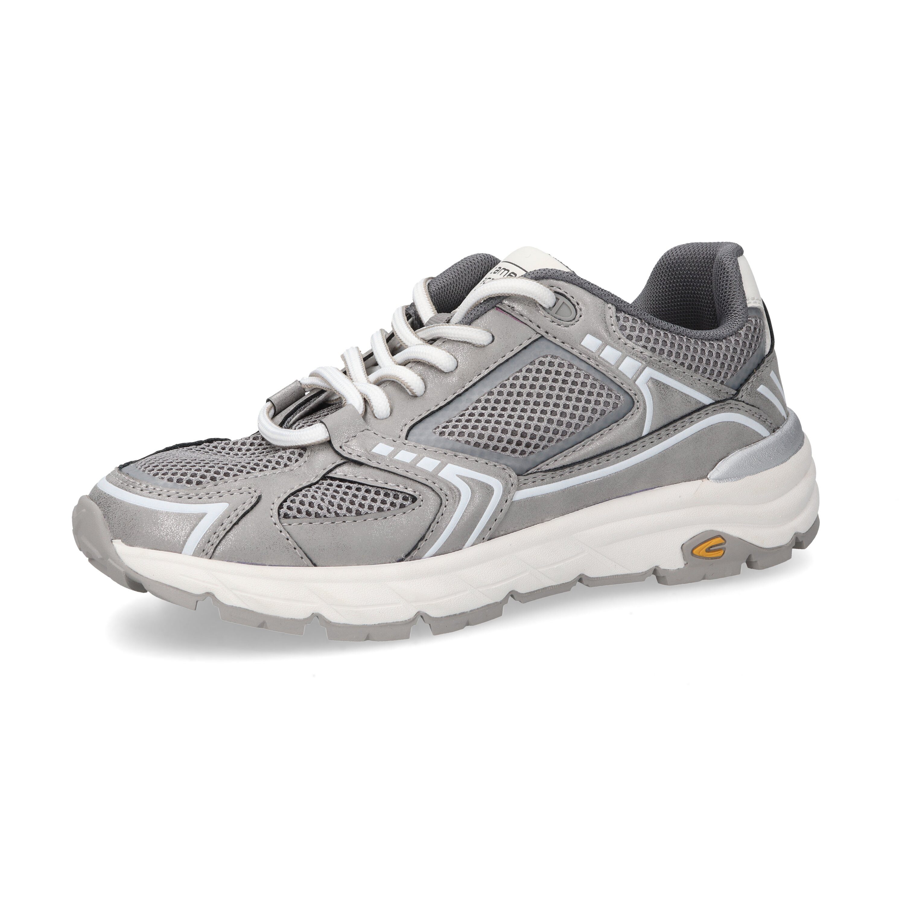 camel active Sneaker Nappa/Textile SILBER Sneaker