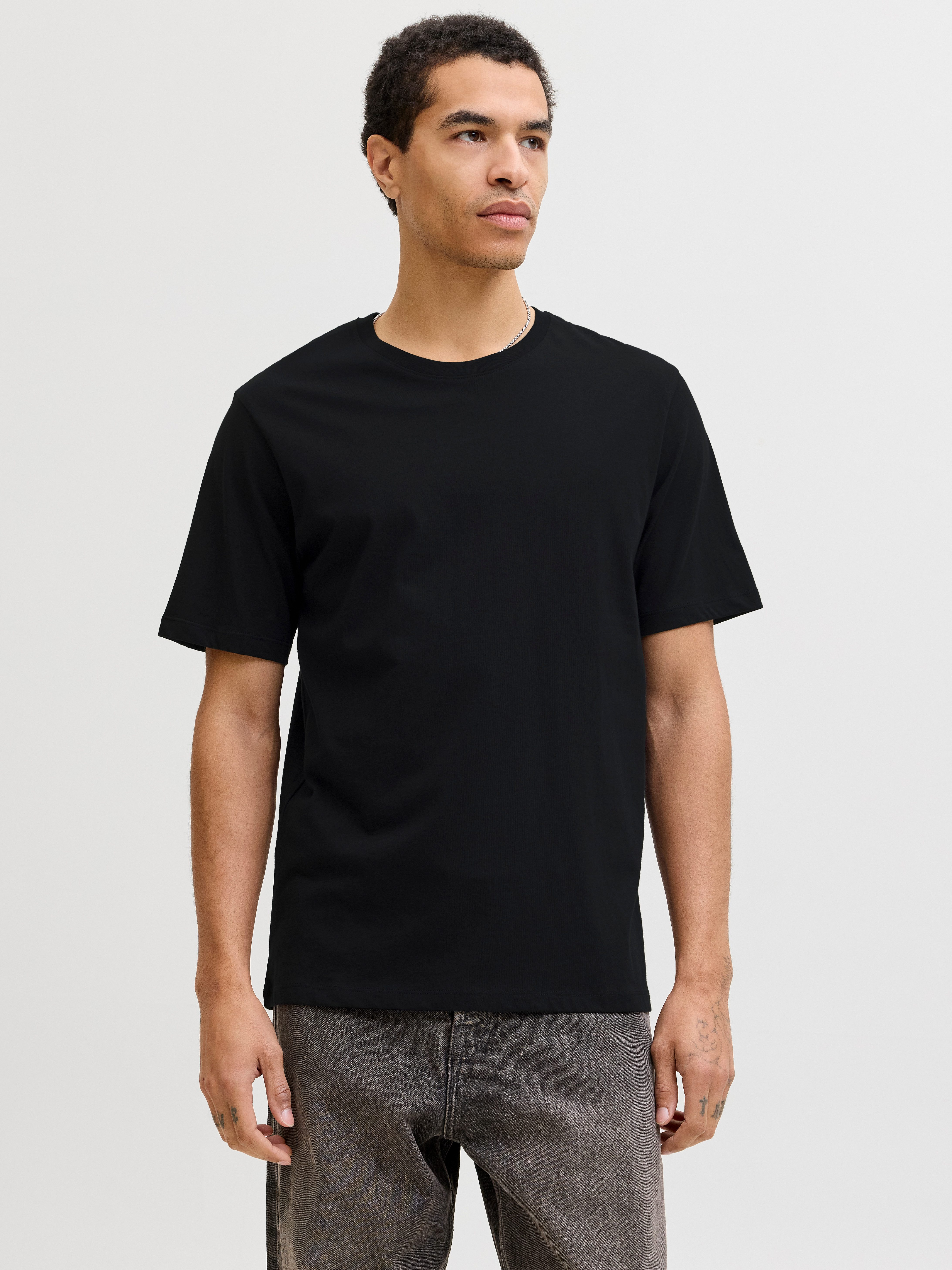 Jack & Jones Rundhalsshirt JJEORGANIC BASIC TEE SS O-NECK NOOS