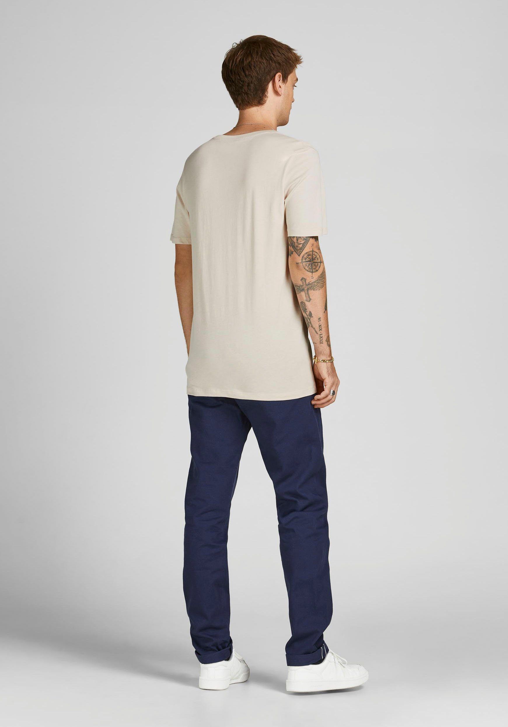 Jack & TEE offwhite BASIC T-Shirt Jones ORGANIC