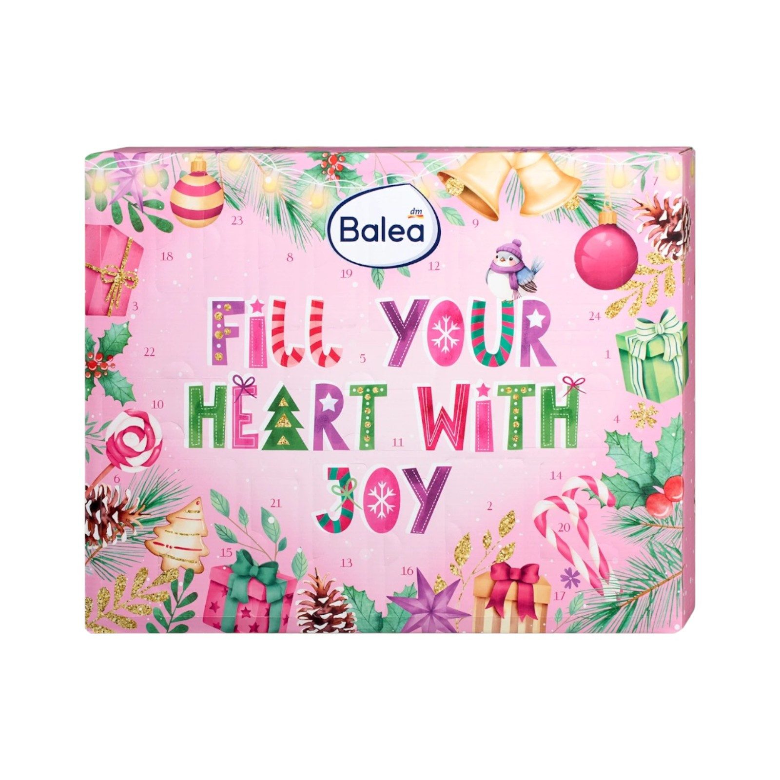 Balea Adventskalender Adventskalender Bath 2025, 1 St (24-tlg), Adventskalender