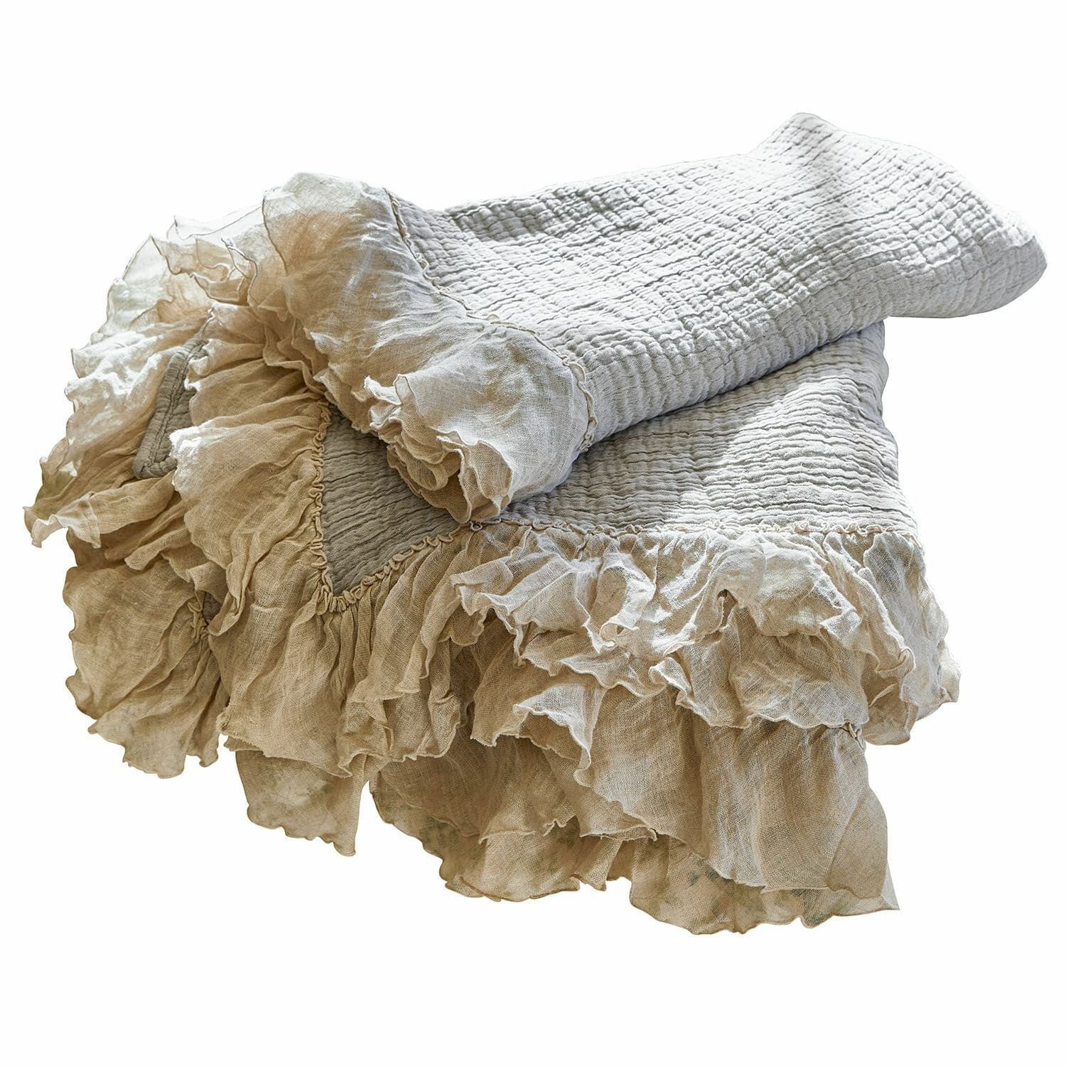 Mirabeau Tagesdecke Quilt Lure grau/leinen günstig online kaufen