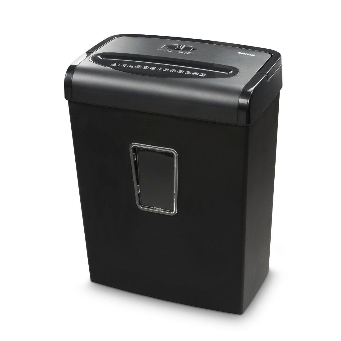 Hama Aktenvernichter Schredder T5 M8+", 20l P5 mit Sicherheitsstufe E4, "Premium