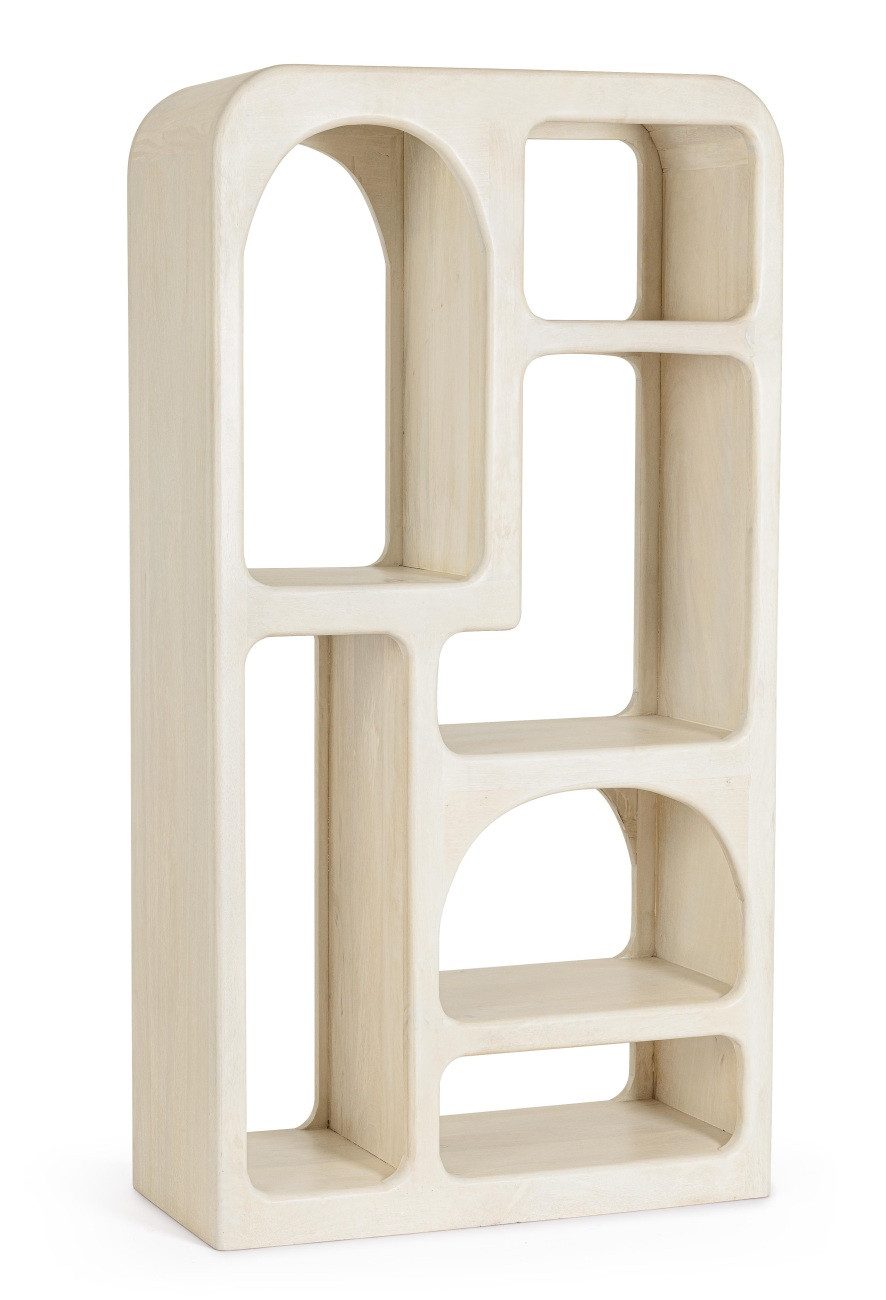 Bizzotto Bücherregal Cairo aus Mangoholz, 90 cm