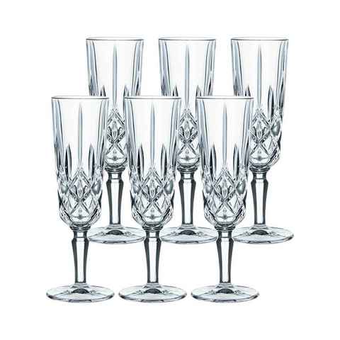 Nachtmann Sektglas Noblesse Champagnergläser 155 ml 6er Set, Glas