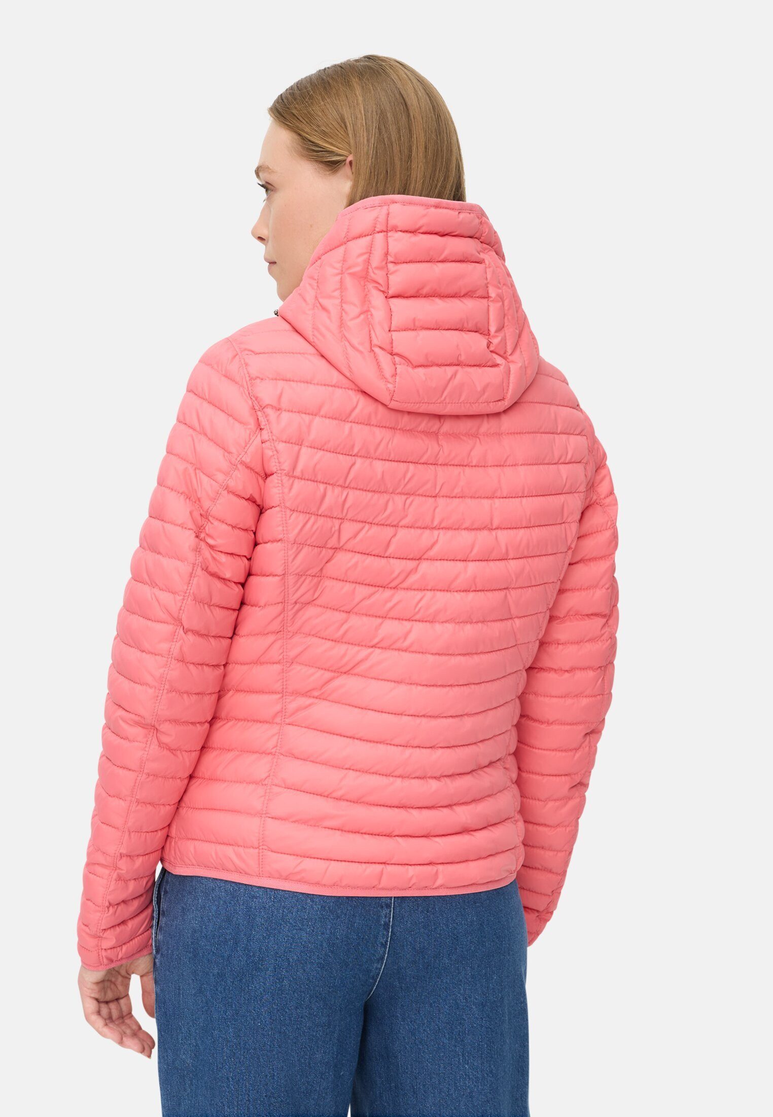 camel active Steppjacke mit wasserabweisender Funktion Langarm Markenlabel