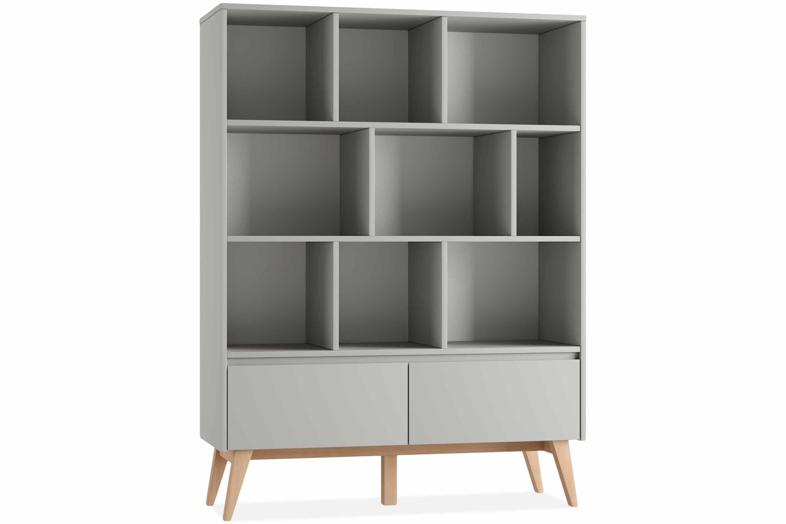 KONSIMO® Kinderregal DAMBI Regal, Standregal, hergestellt in der EU, Soft-Close-Funktion, viel Stauraum, mit Schubladen