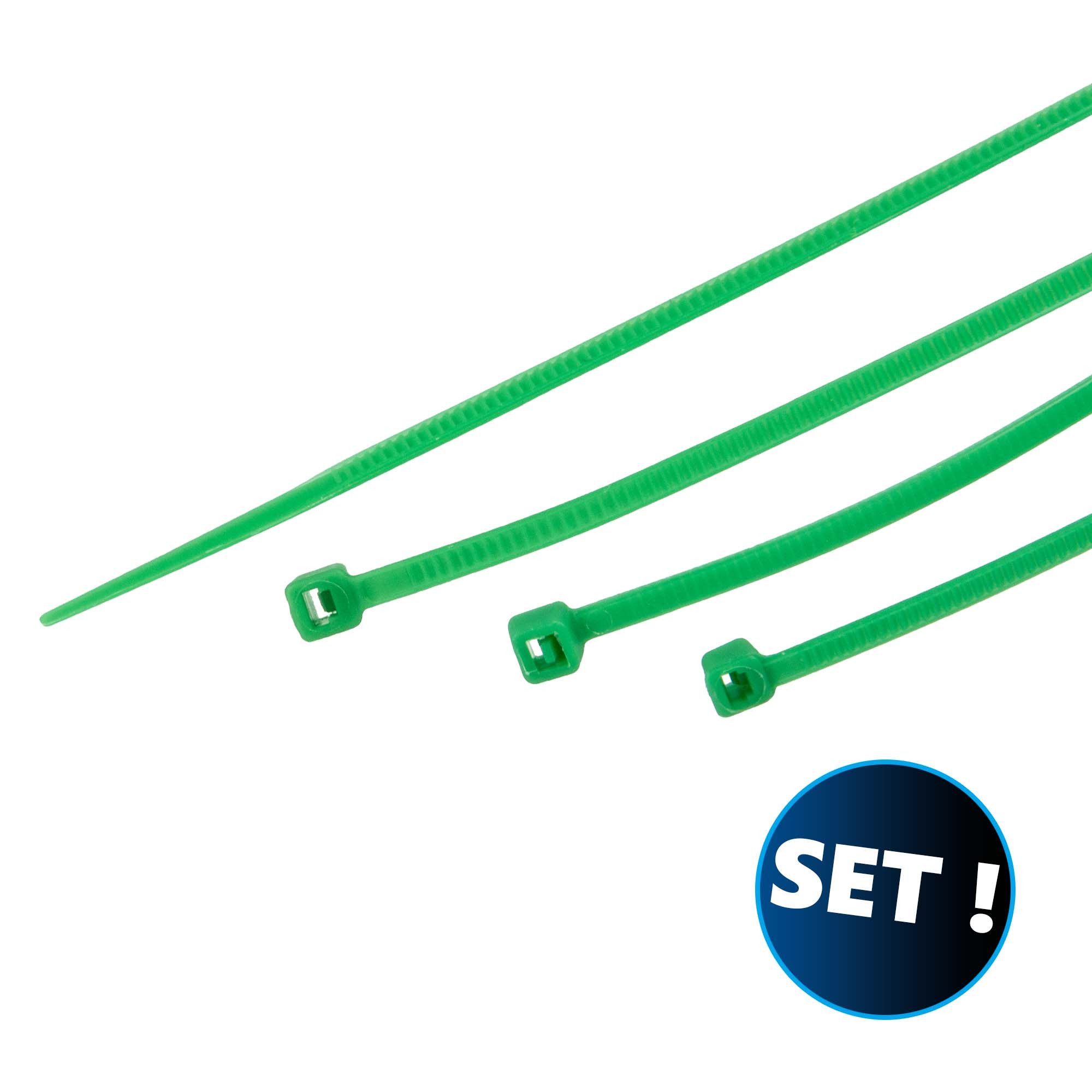 MASTERPROOF PROFESIONAL Kabelbinder Kabelbinder-Set 60-teilig, UV-beständig