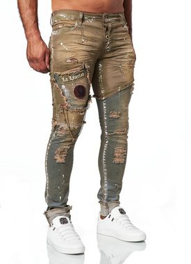 KINGZ Slim-fit-Jeans in lässigem Design
