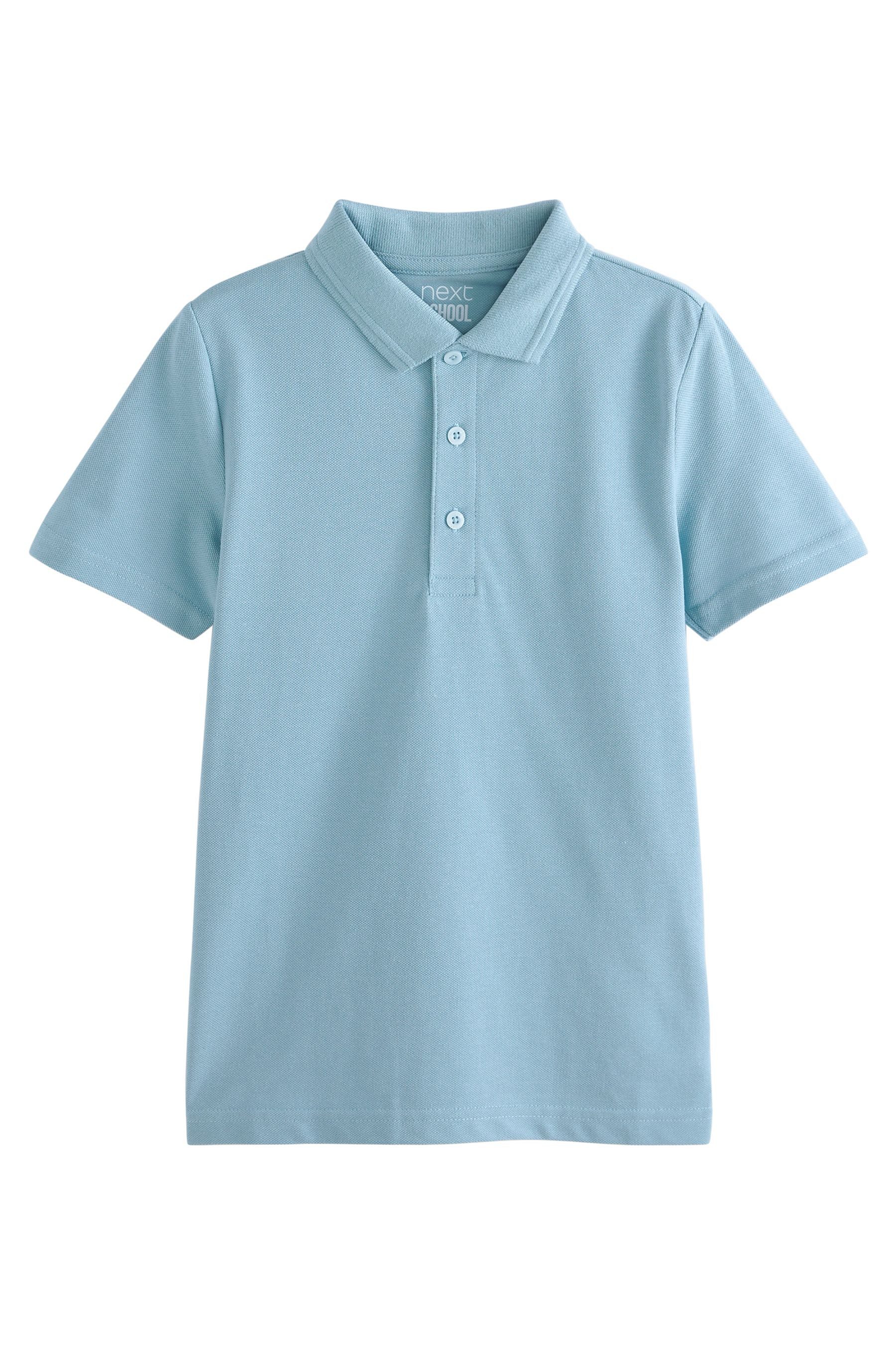 Next Poloshirt Schul-Poloshirts aus Baumwolle im 2er-Pack (2-tlg) – Bild 5 von 5
