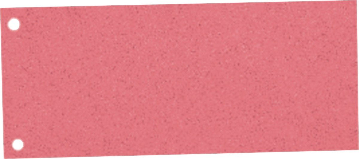 ESSELTE Aktenordner Trennstreifen 10,5x24cm VE=100 Stück rot