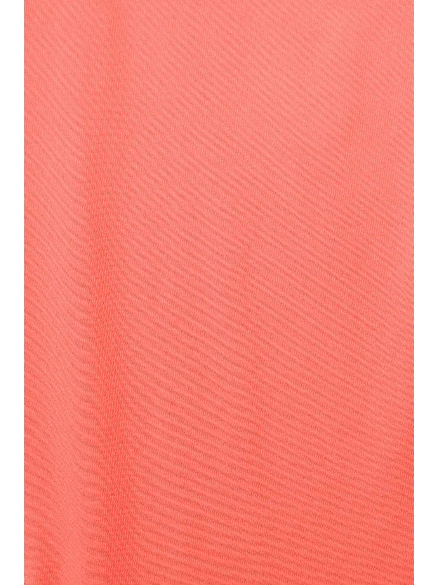 Ärmelloses Rundhalsausschnitt T-Shirt mit esprit (1-tlg) sports CORAL Oberteil