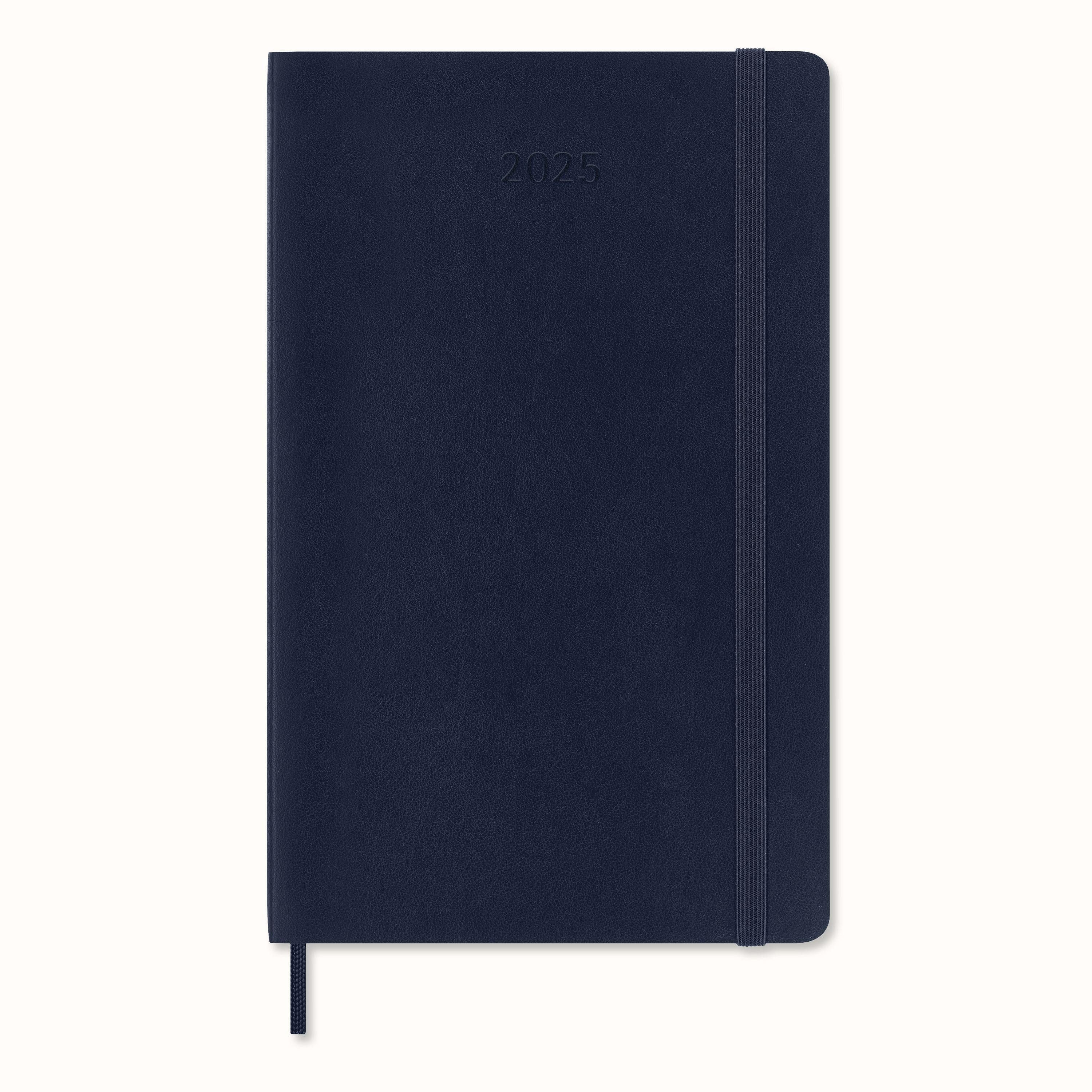 Terminkalender Moleskine 12 Monate Tageskalender 2025, Large/A5
