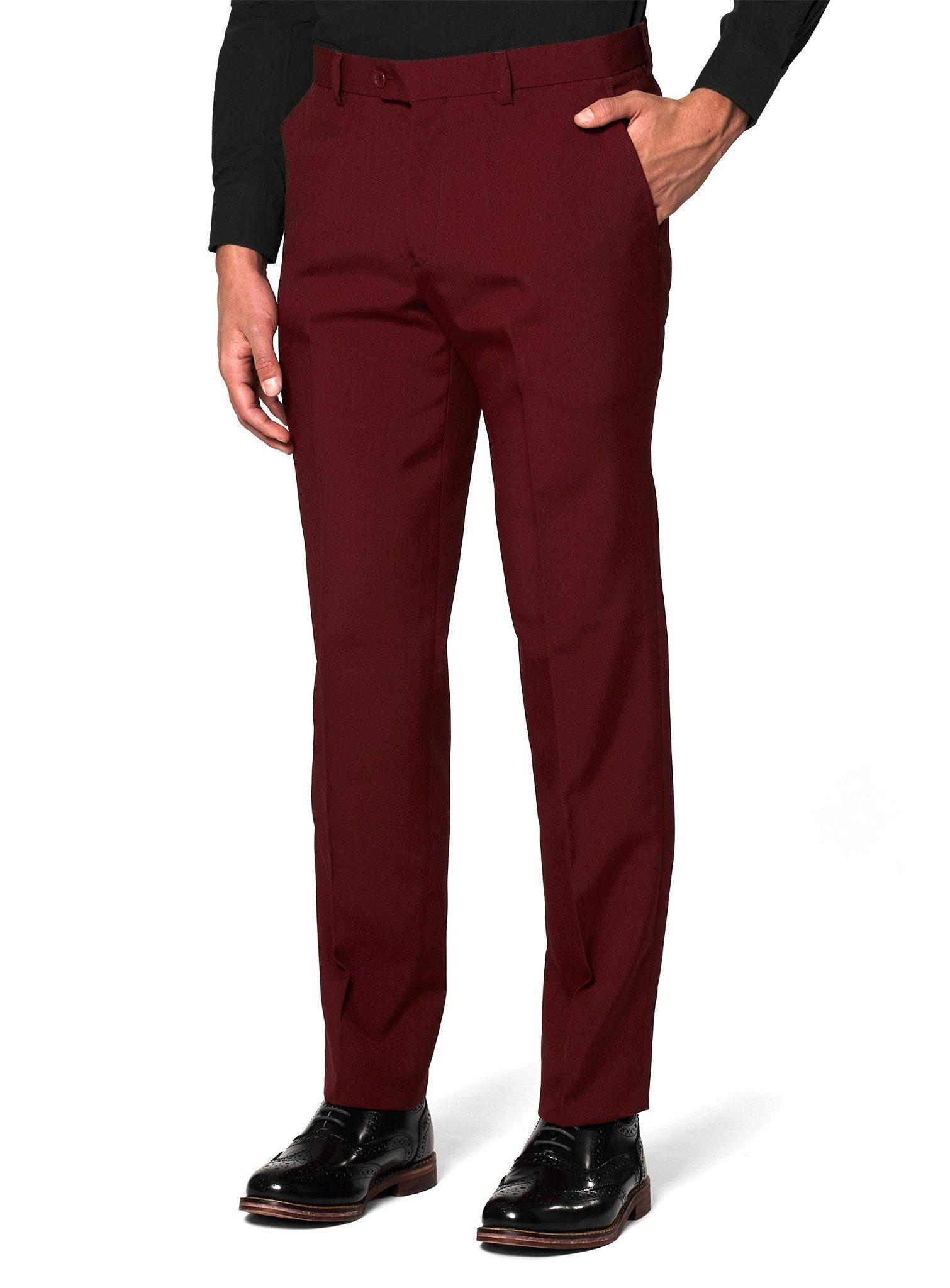 Opposuits Anzug Blazing Burgundy Kostüm Anzug - Karneval Halloween Der Style! Das dunkle Bordeaux! Einfach umwerfend! – Bild 2 von 3