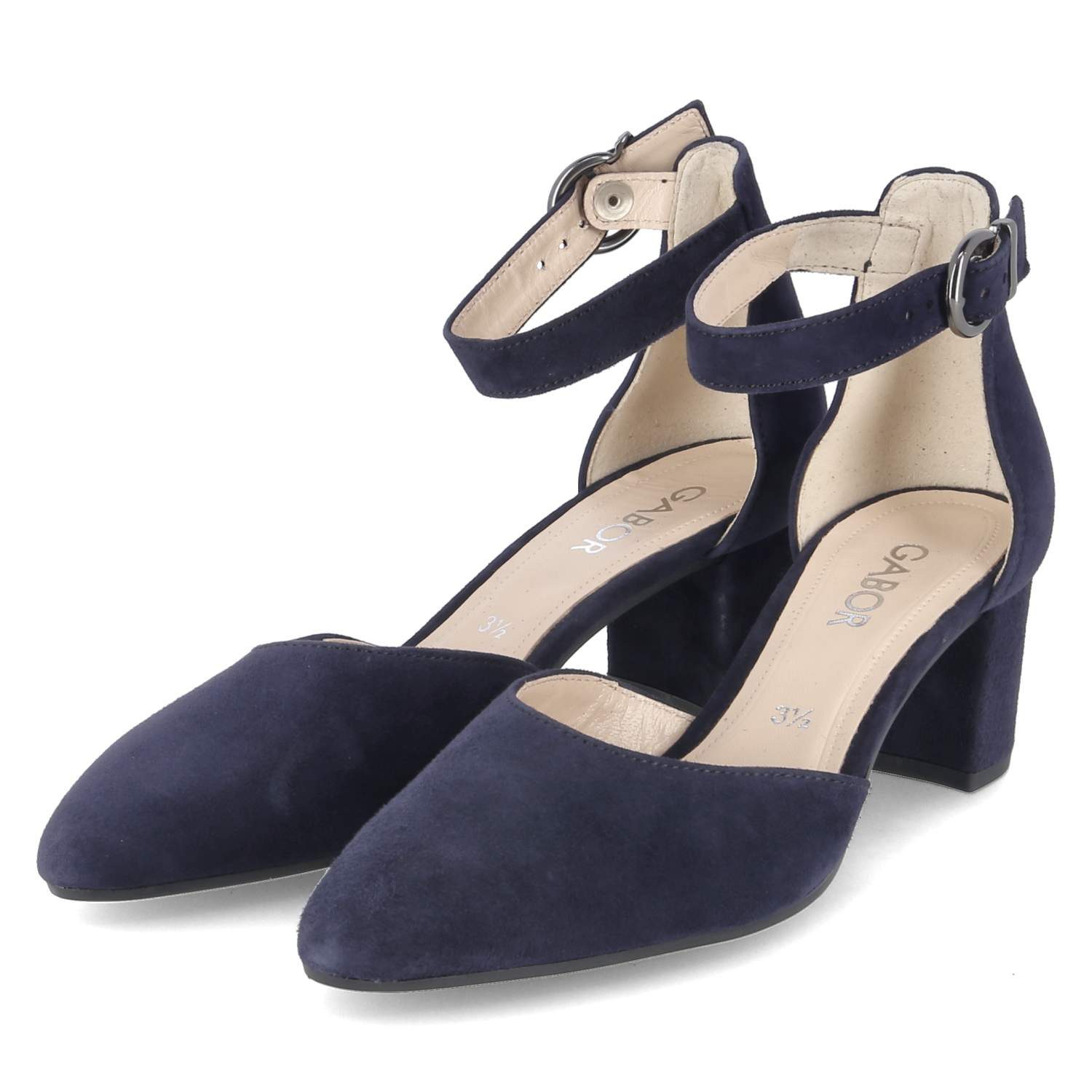 Gabor Gabor 81.340.16 Damen Rauleder blau Keilpumps