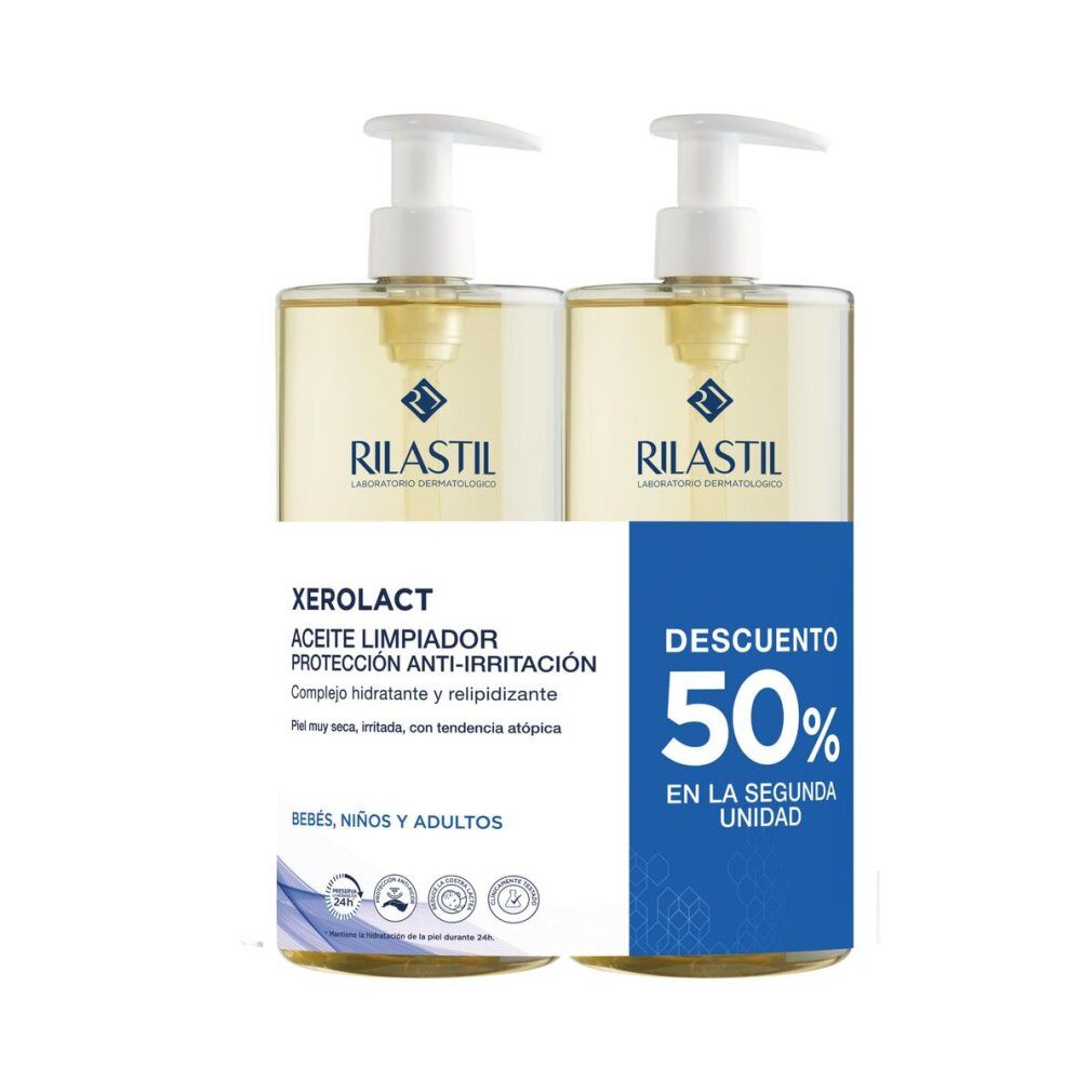 Rilastil Körperpflegemittel XEROLACT Reinigungsöl-Packung 2 x 1000 ml